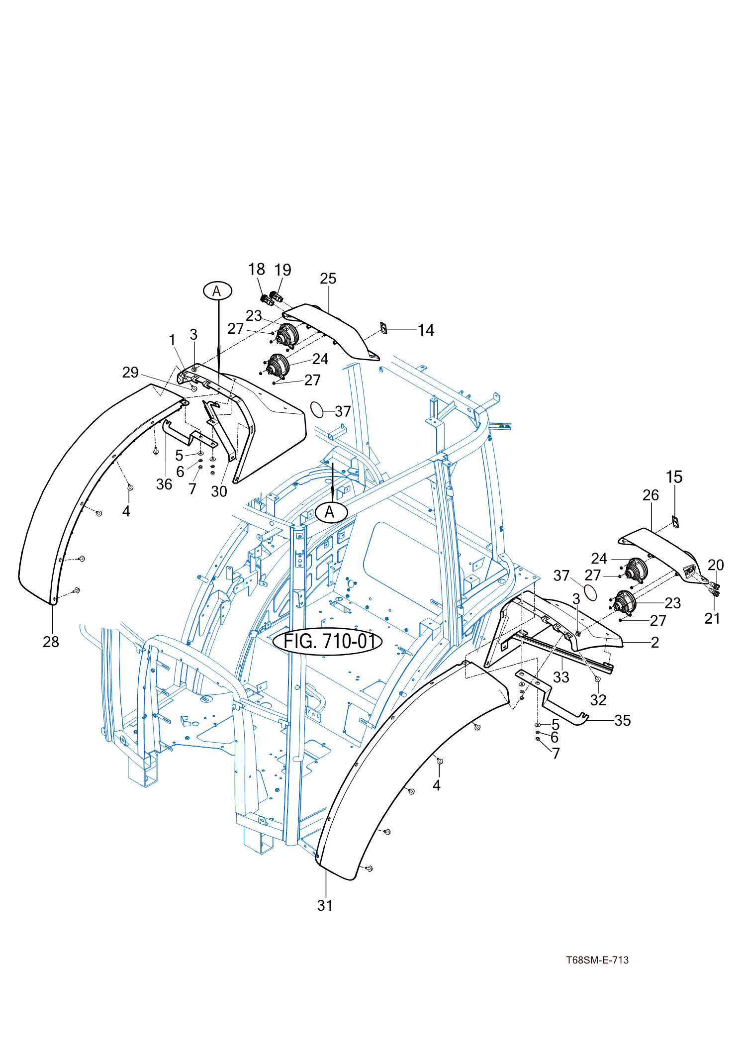 713 - SUB FENDER & COVER