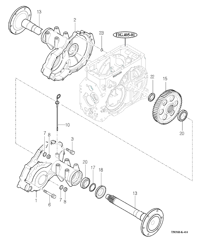 413 - REAR AXLE HOUSING