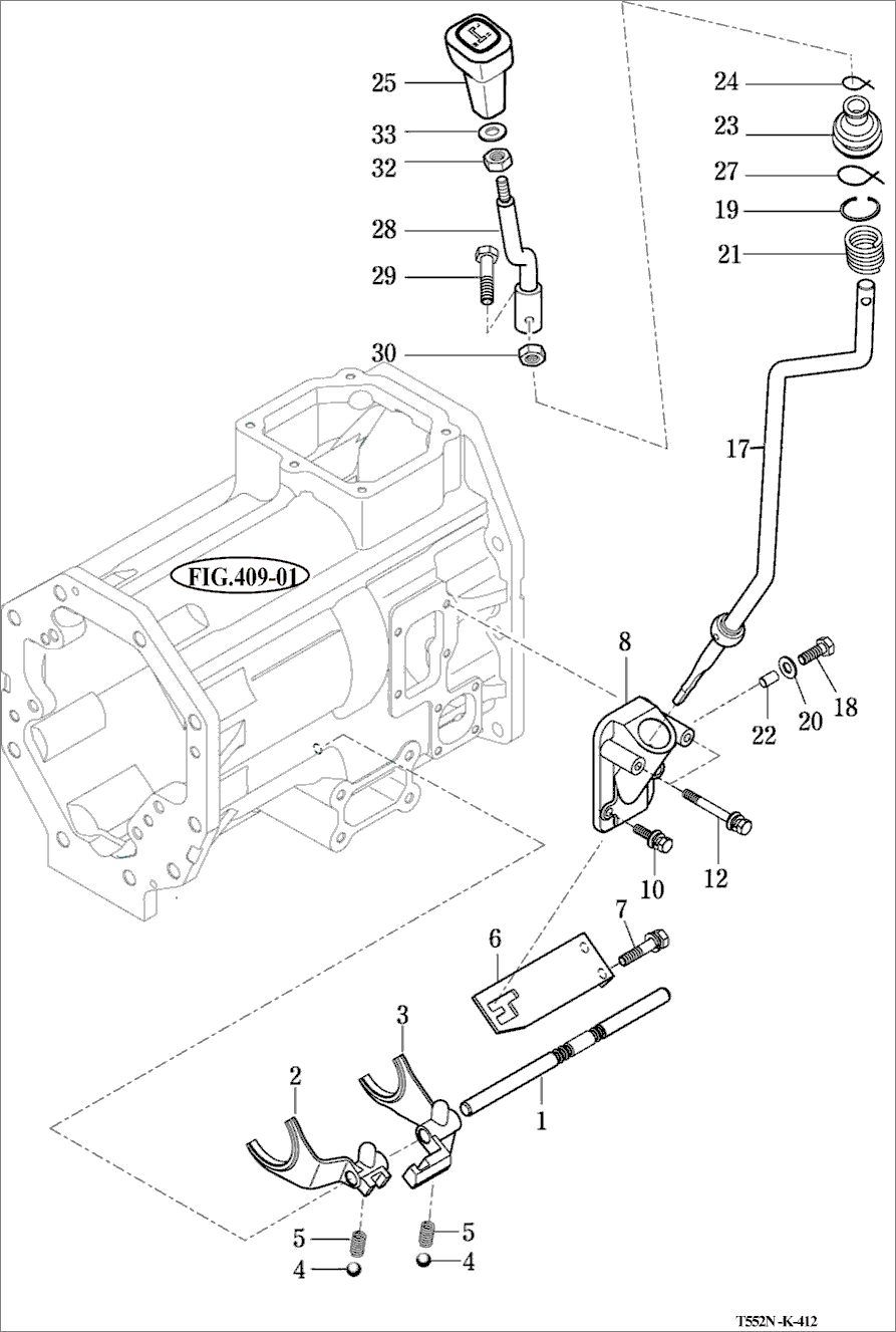 412 - SUB CHANGE SHIFTER