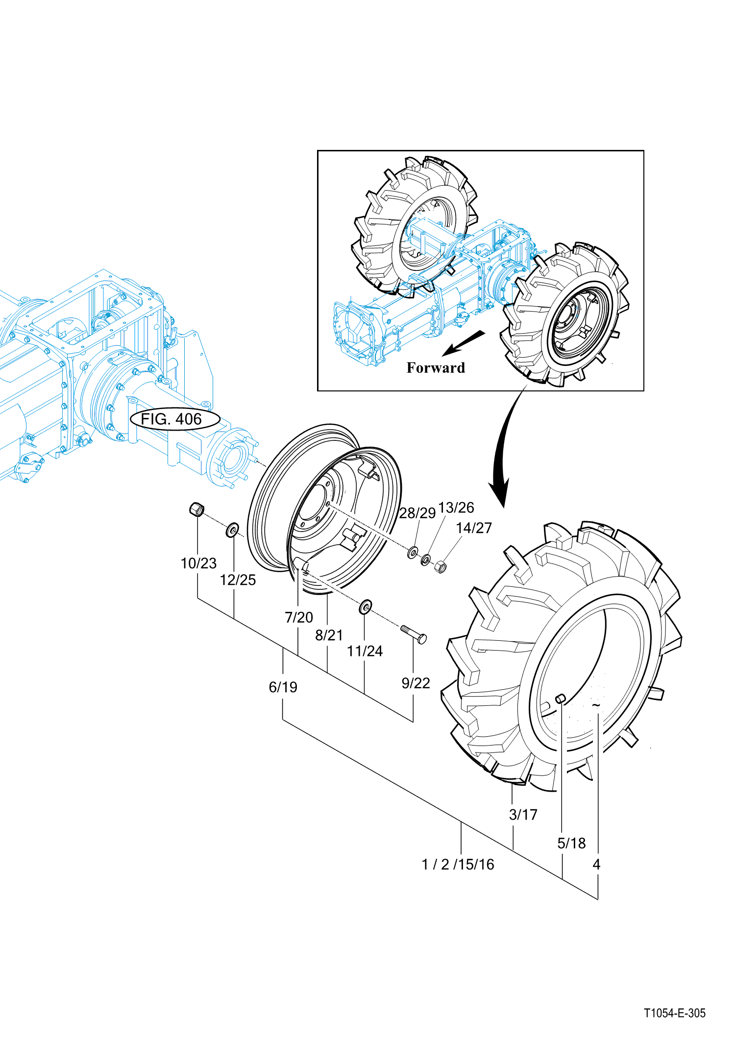 305 - REAR WHEEL (2022-03-01 ~)