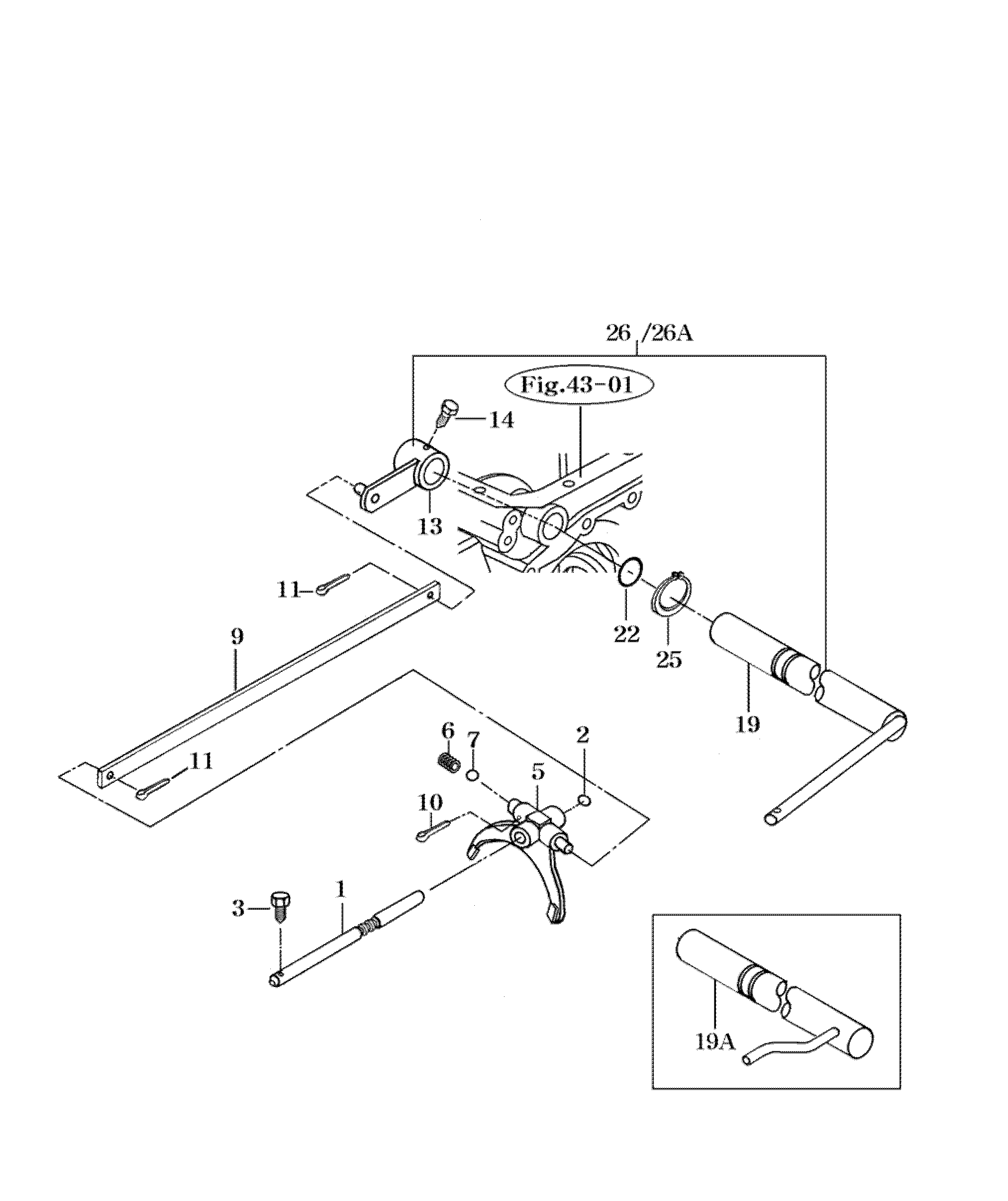 052 - P.T.O CHANGE LINKAGE-2 SPEED