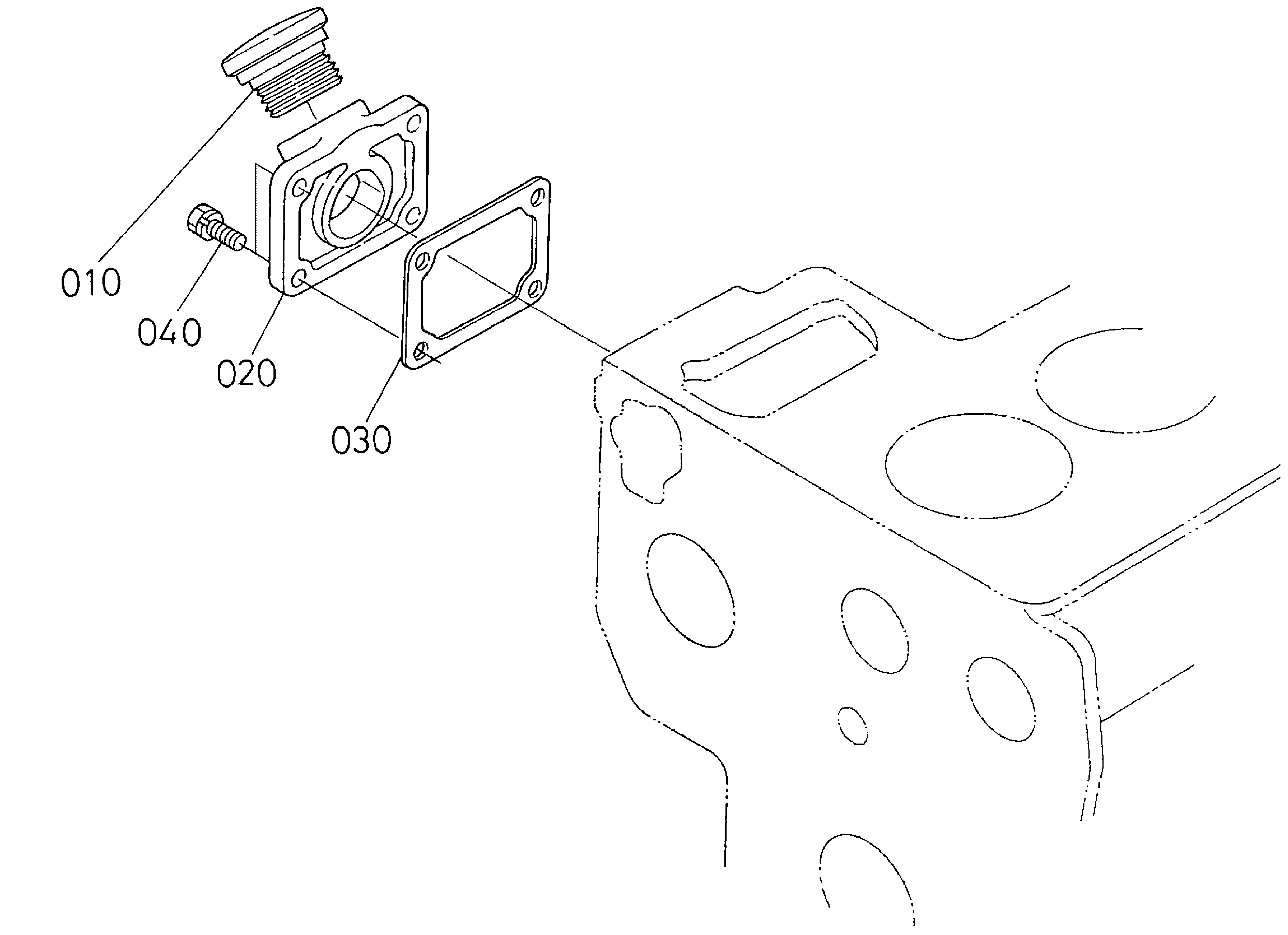 015 - OIL FILLER FLANGE