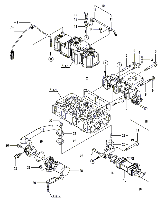 106 - EXHAUST MANIFOLD