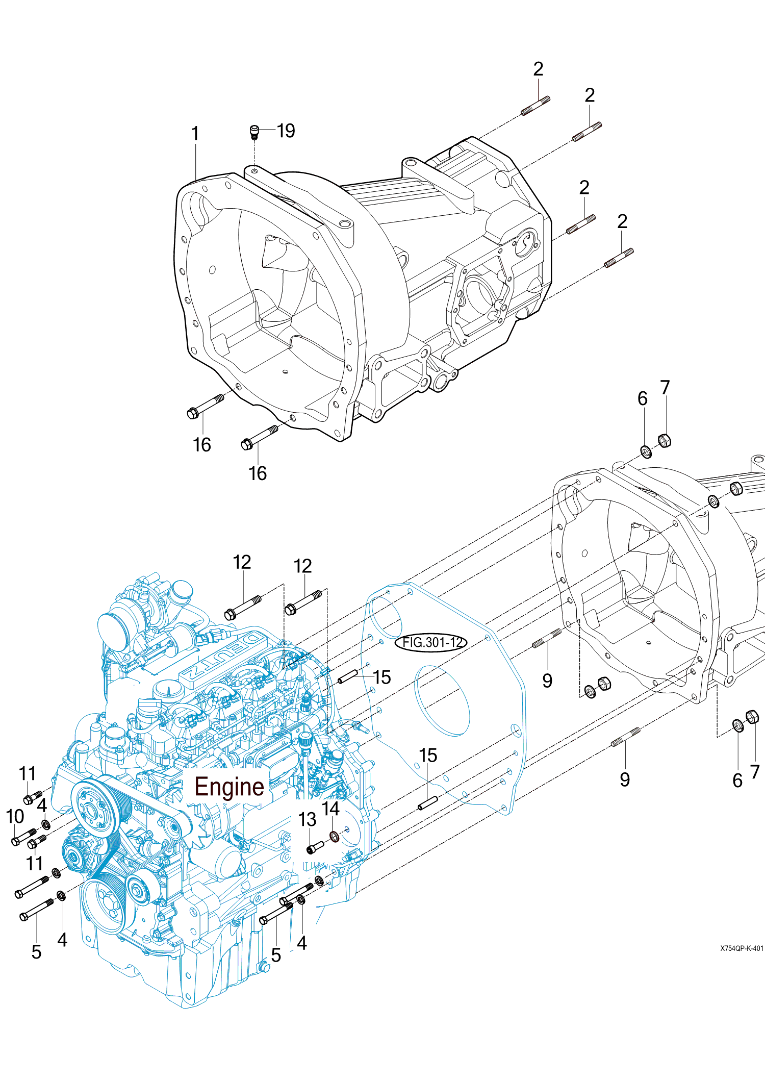 401 - TRANSMISSION FRONT CASE (2023-02-01 ~)