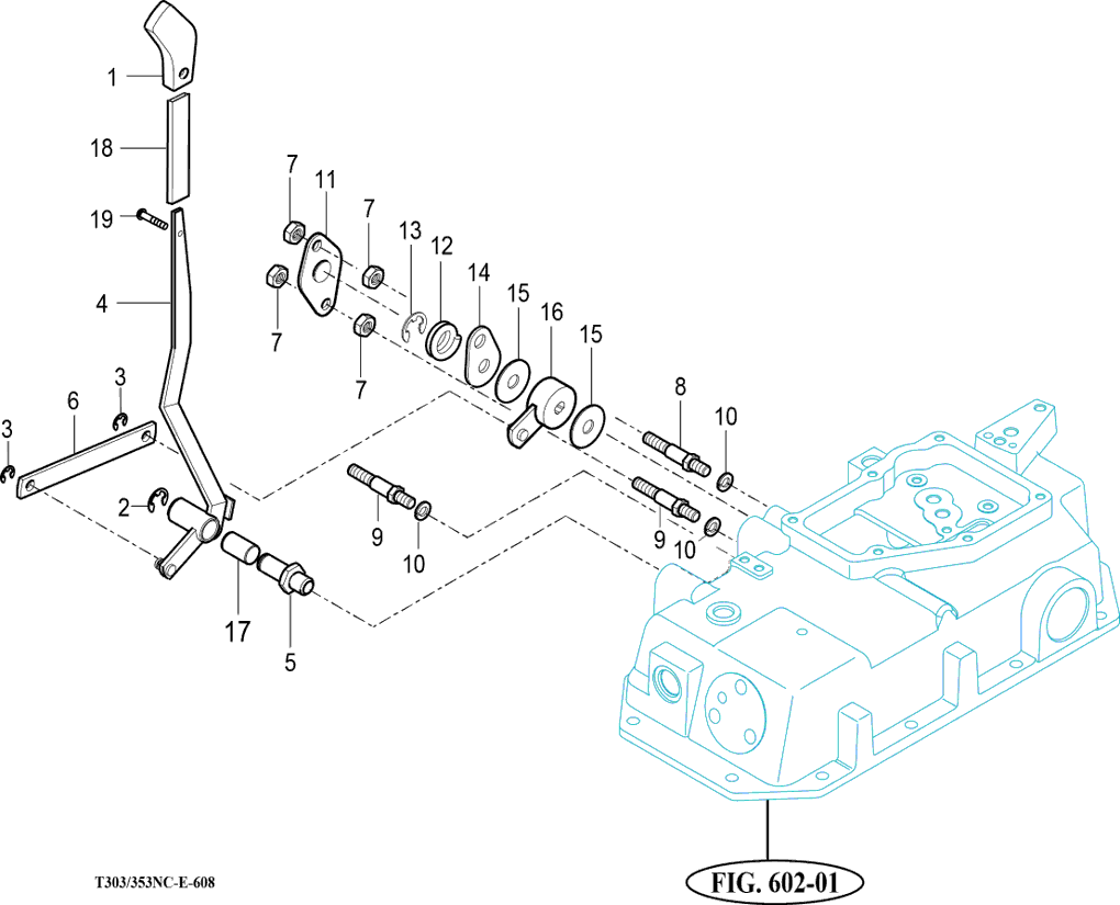 608 - POSITION LEVER