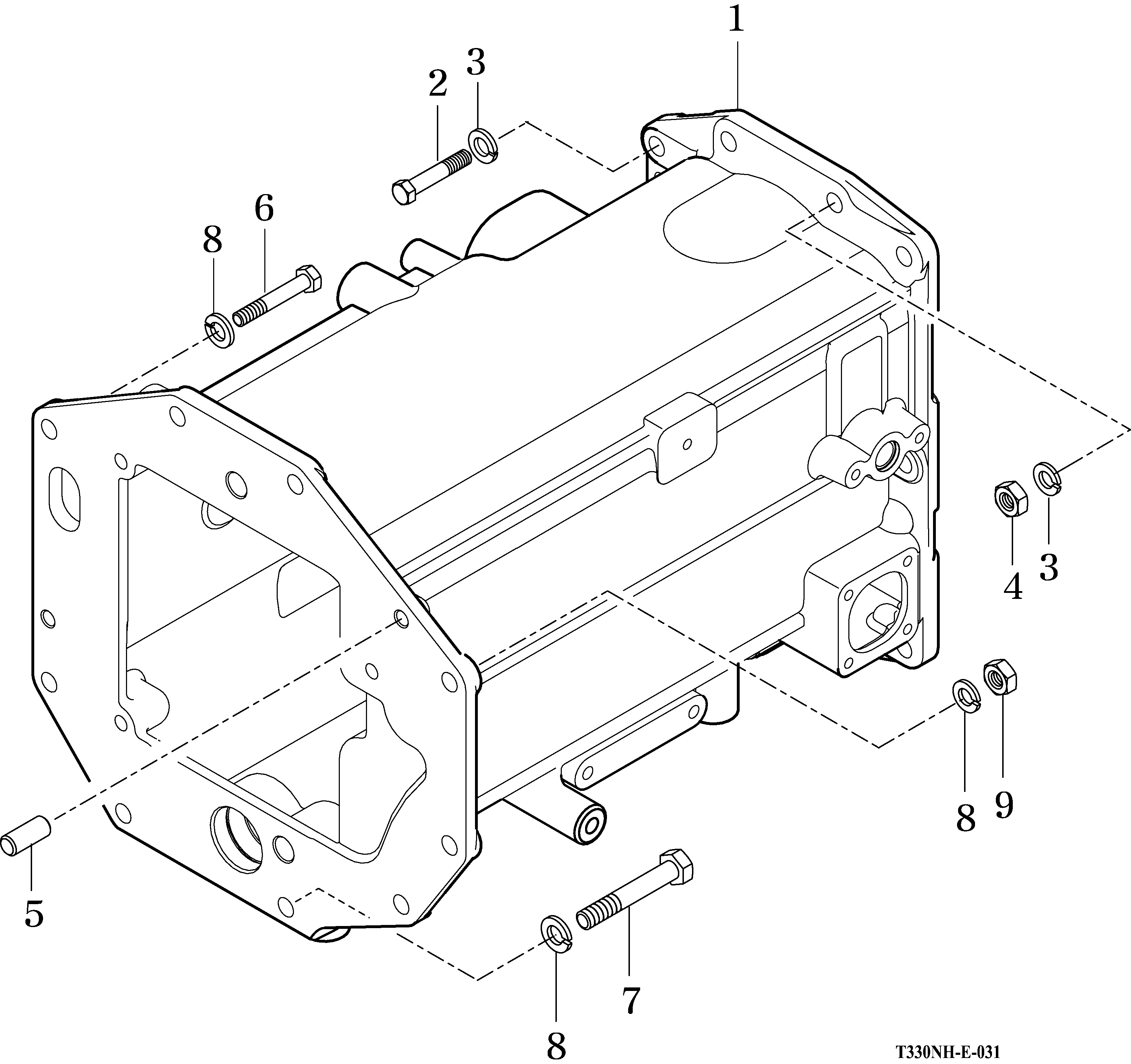 031 - TRANSMISSION MID CASE
