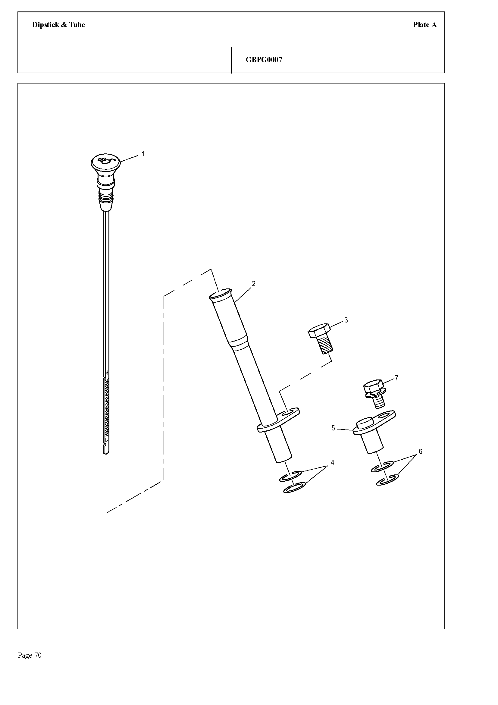 120 - DIPSTICK & TUBE