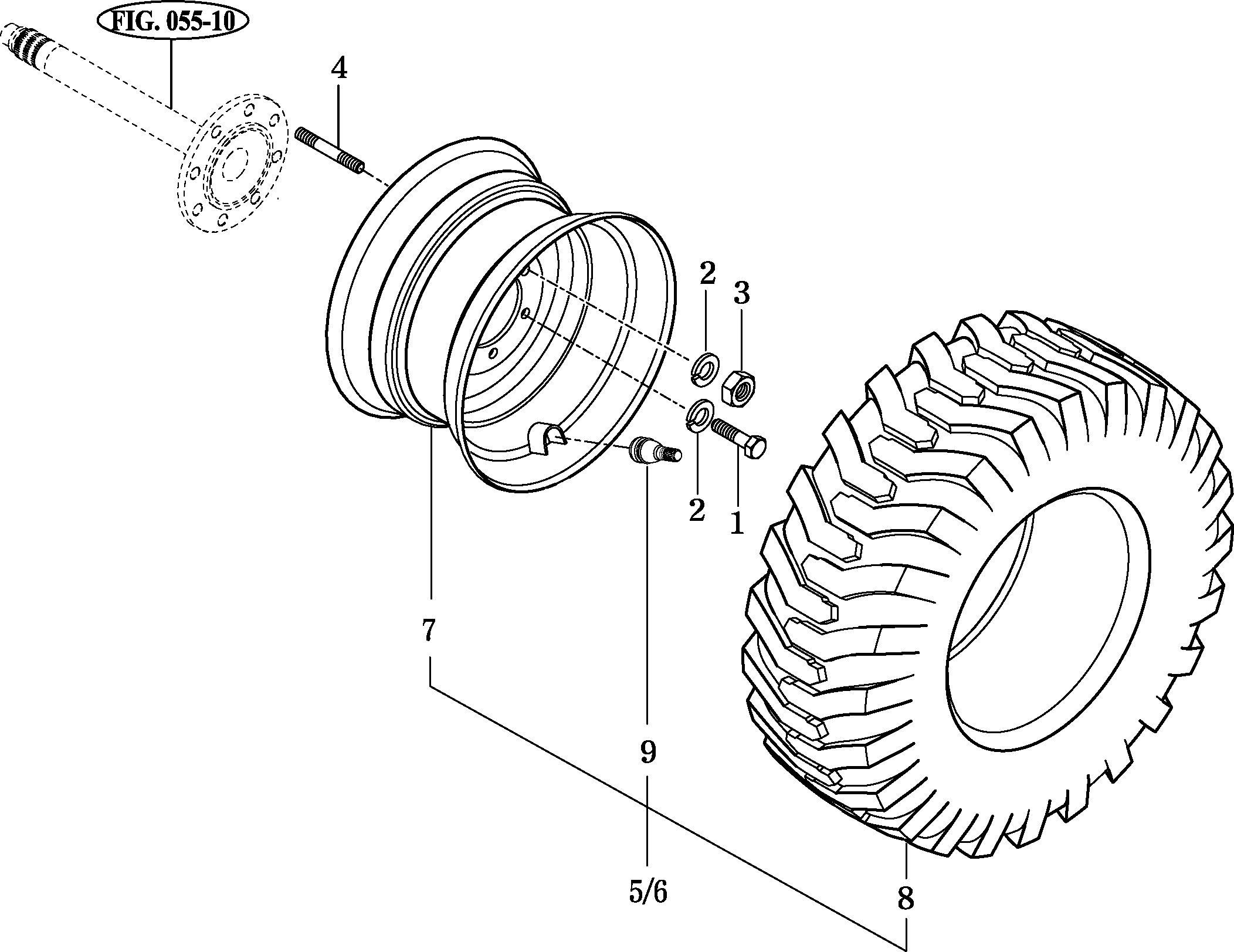 058C - REAR WHEEL MOUNTING (R4)