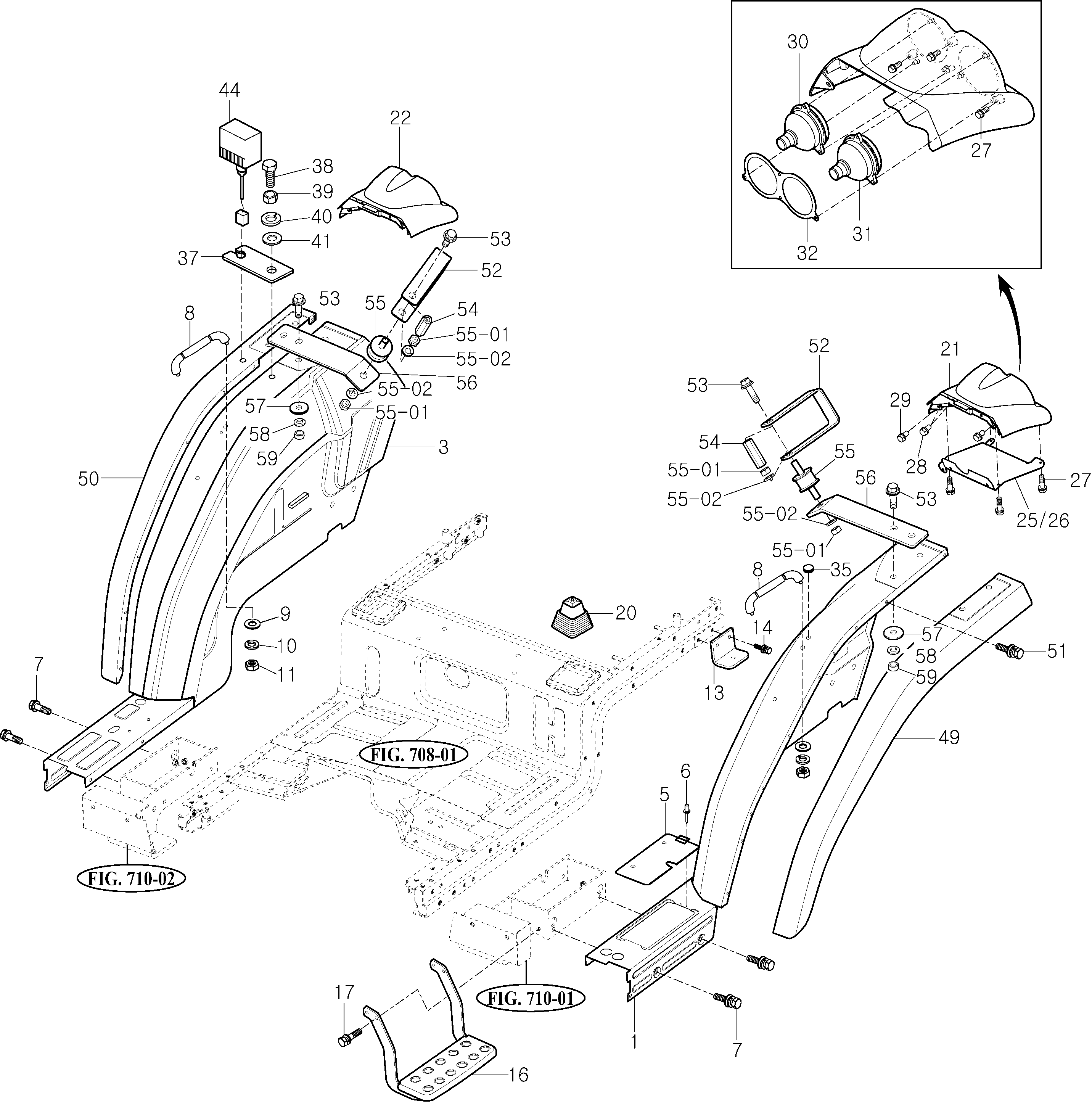 704 - FENDER & MUDGUARD