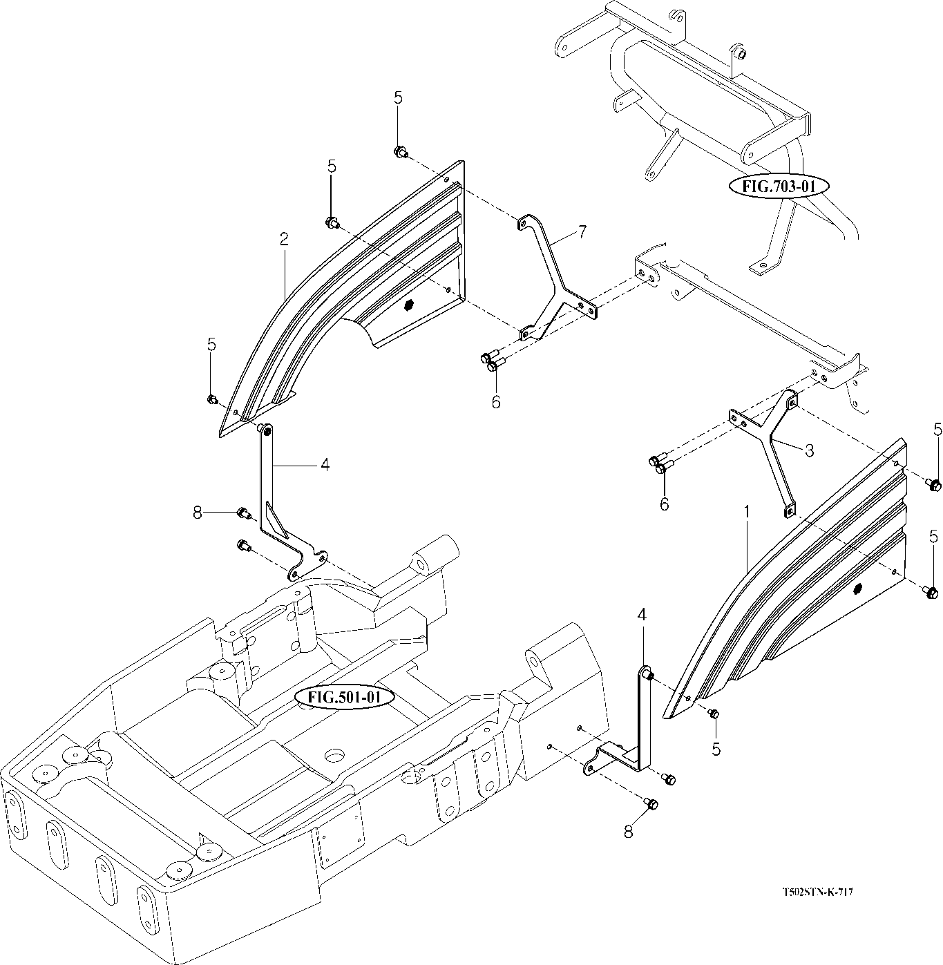 717 - SIDE SUPPORTS