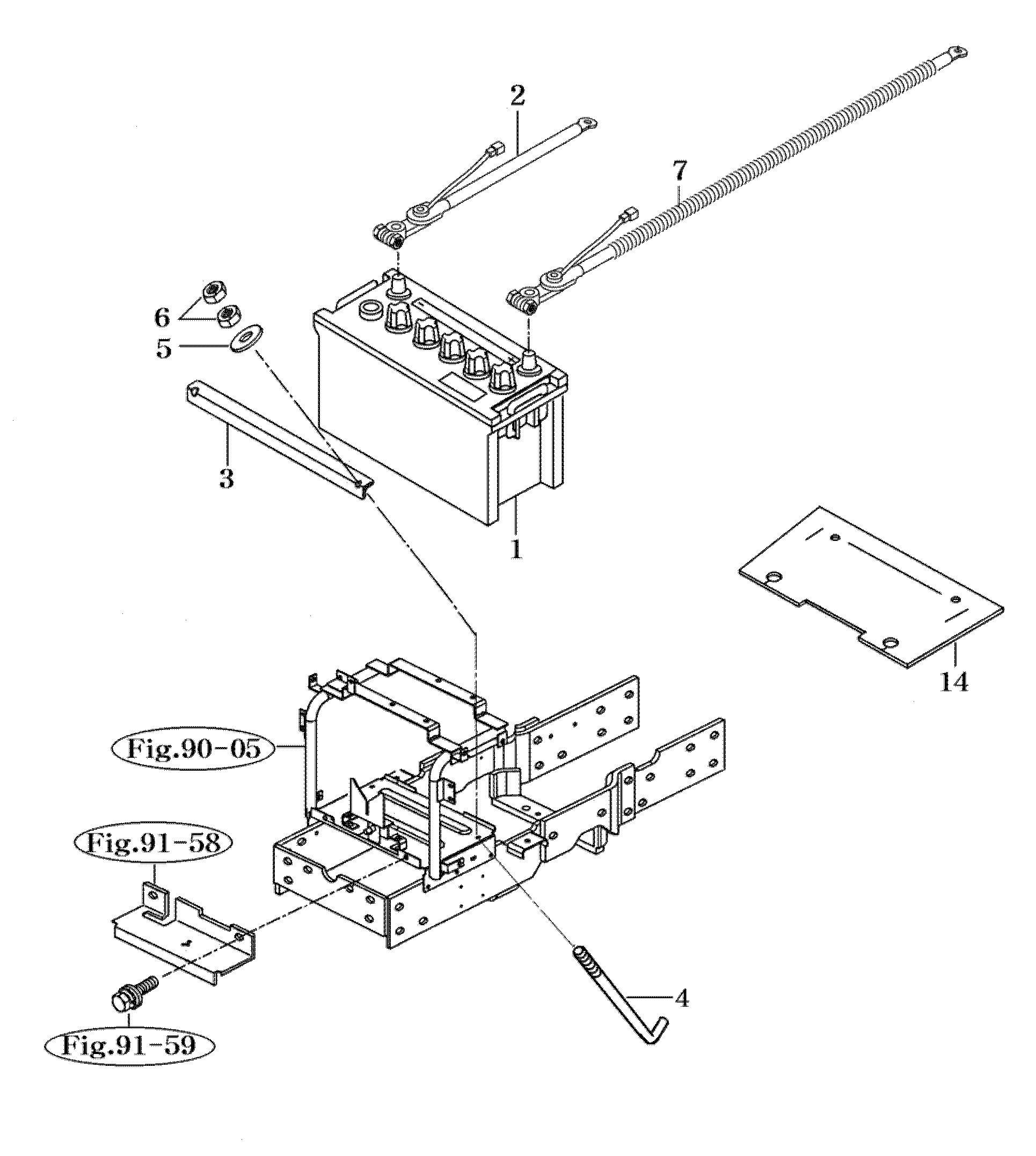 099 - BATTERY & MOUNTING