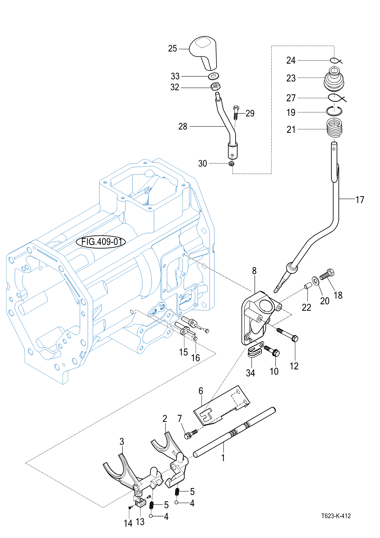 412 - SUB CHANGE SHIFTER