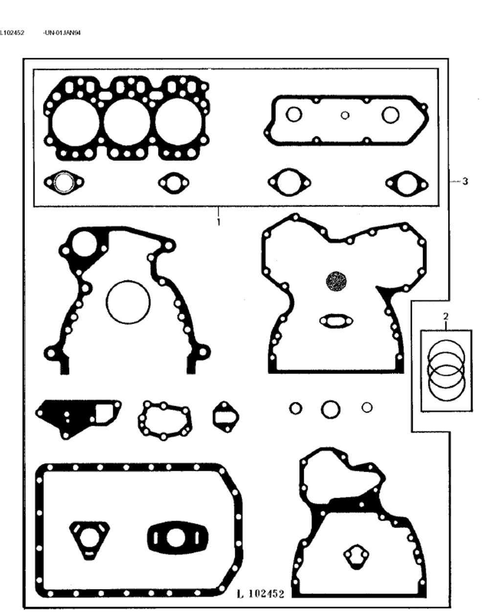 E29 - ENGINE GASKET KIT