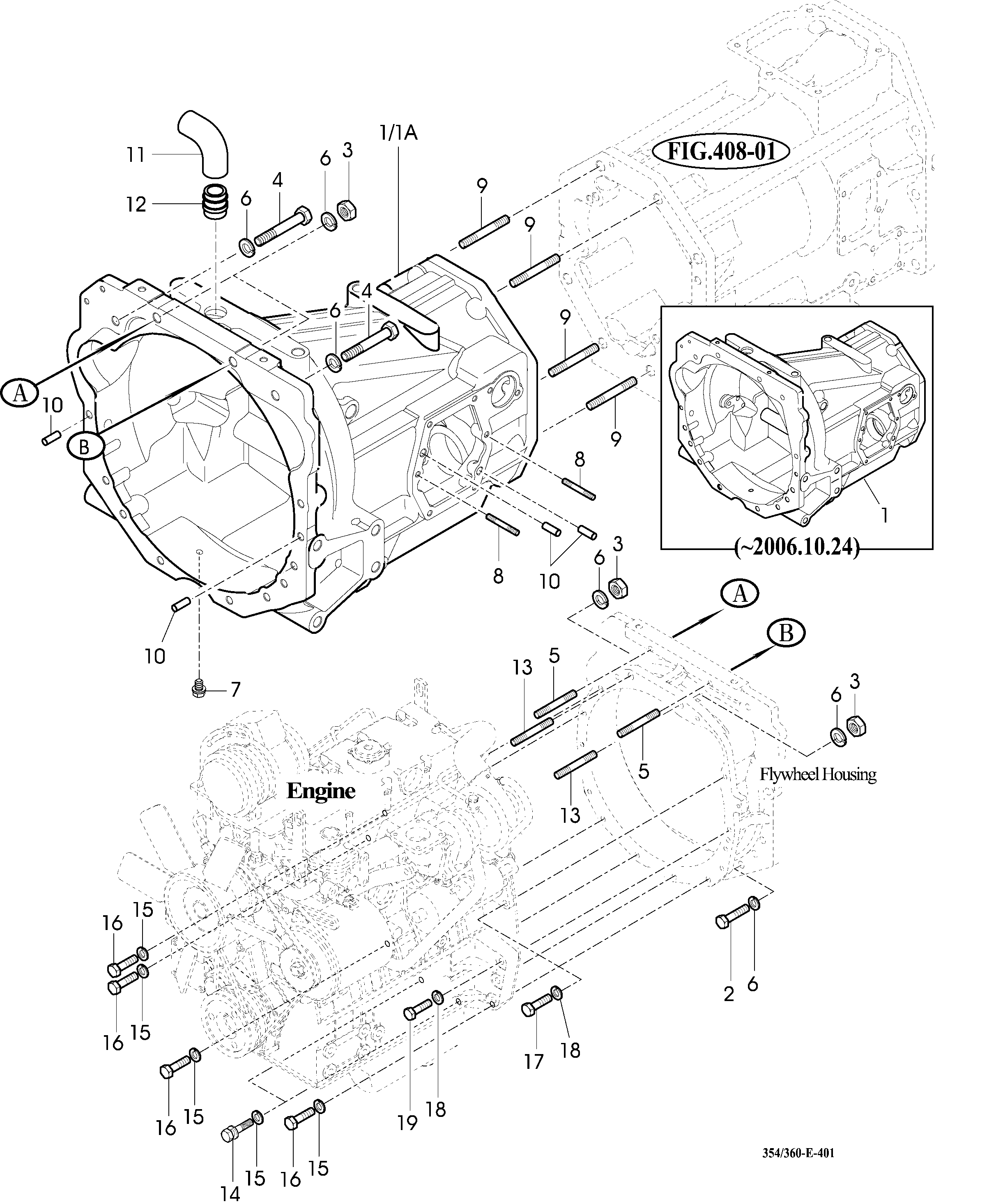 401 - TRANSMISSION FRONT CASE