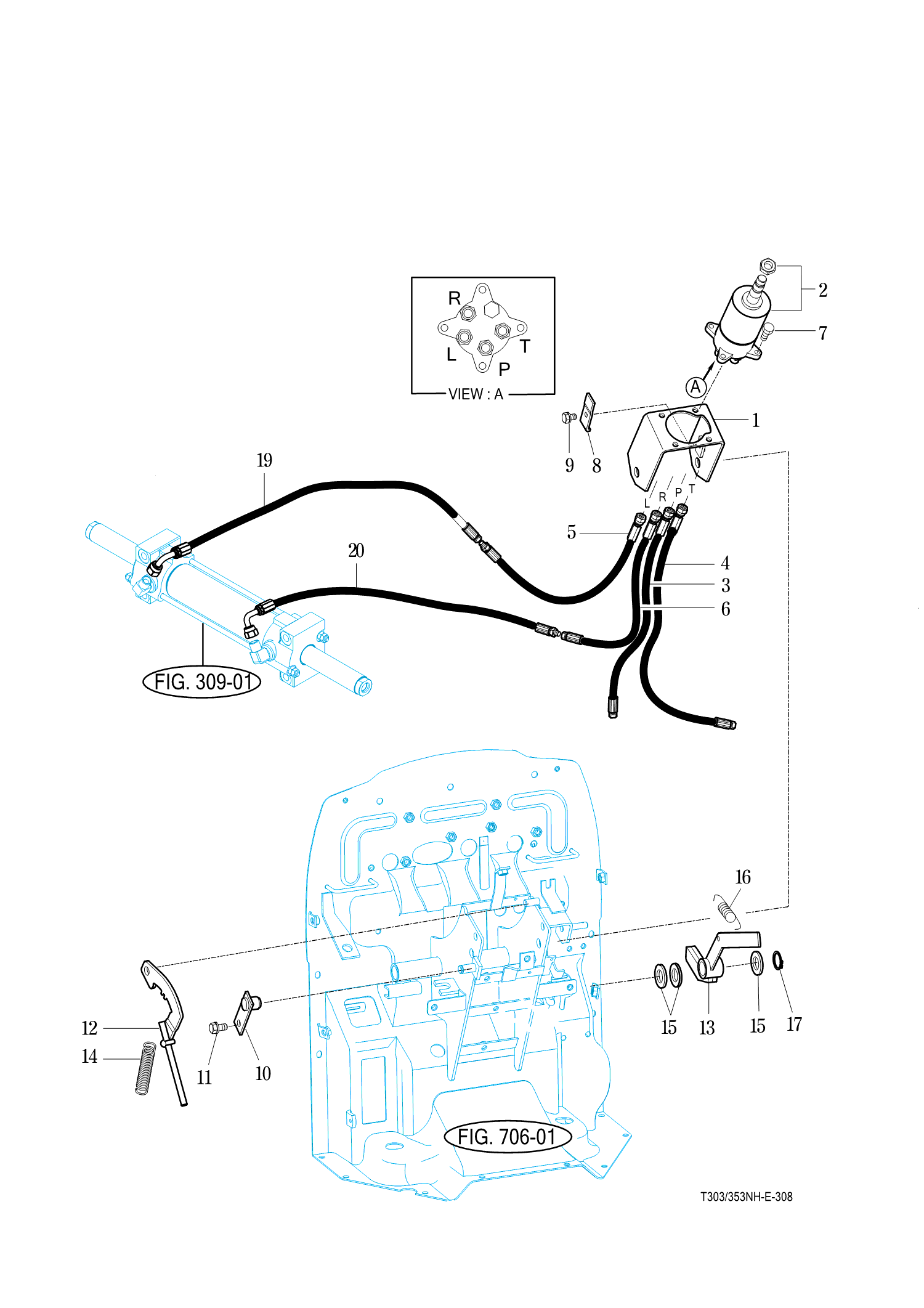 308 - STEERING VALVE & TILT LINKAGE (2020-10-10 ~)