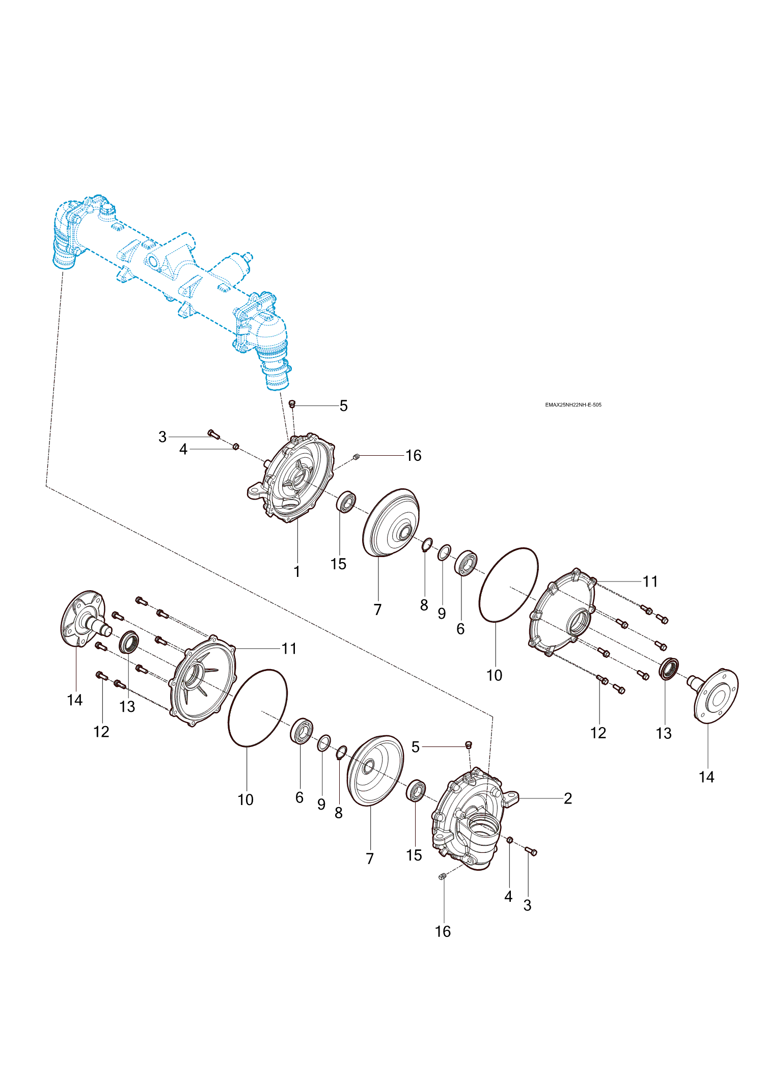 505 - FRONT GEAR CASE (2)