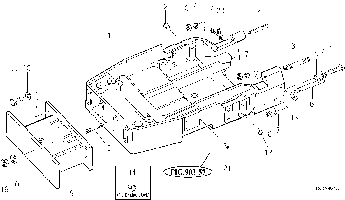 501 - FRONT AXLE SUPPORT