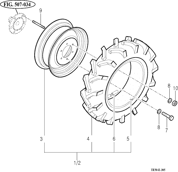 305 - FRONT WHEEL