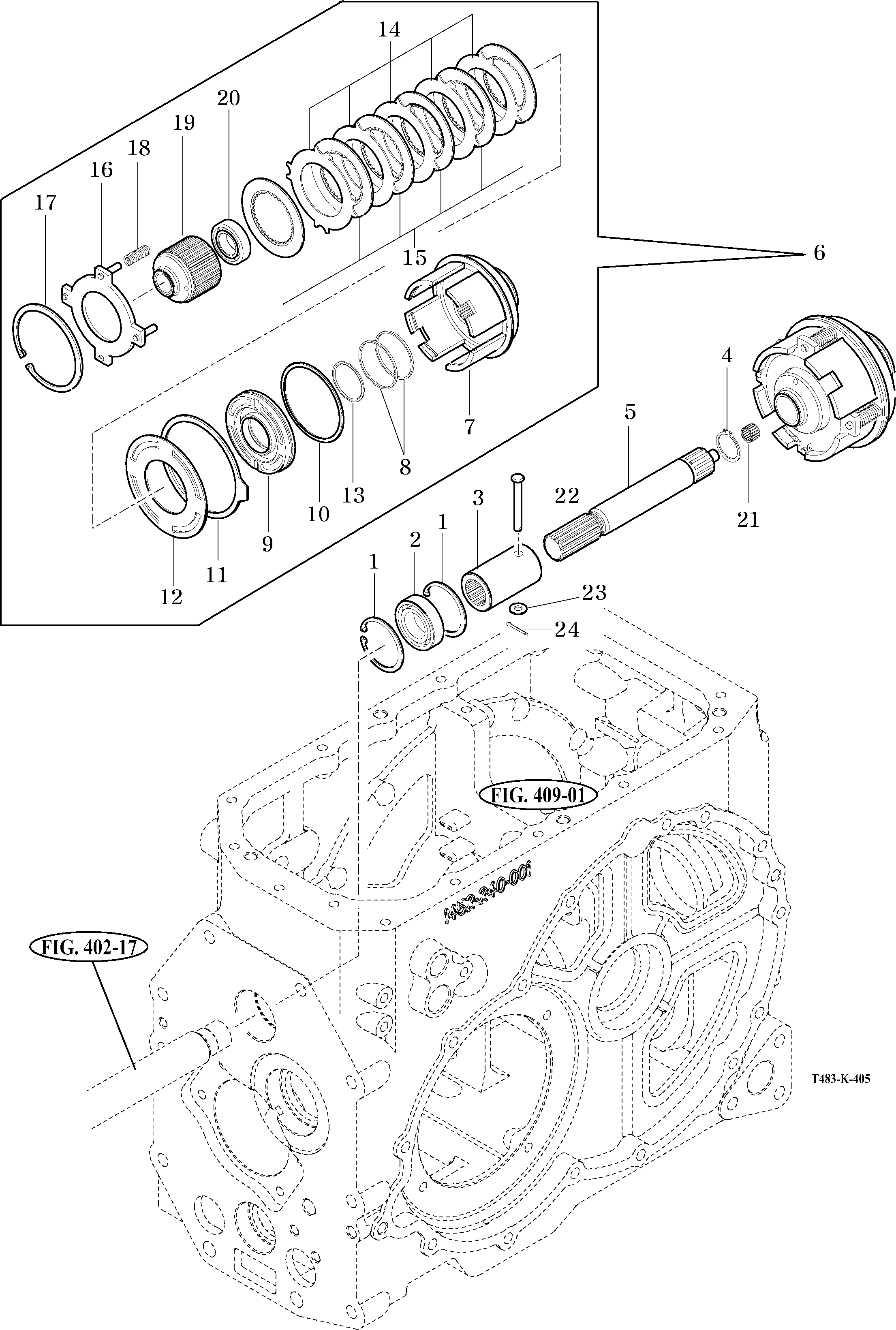 405 - P.T.O DRIVE SHAFT