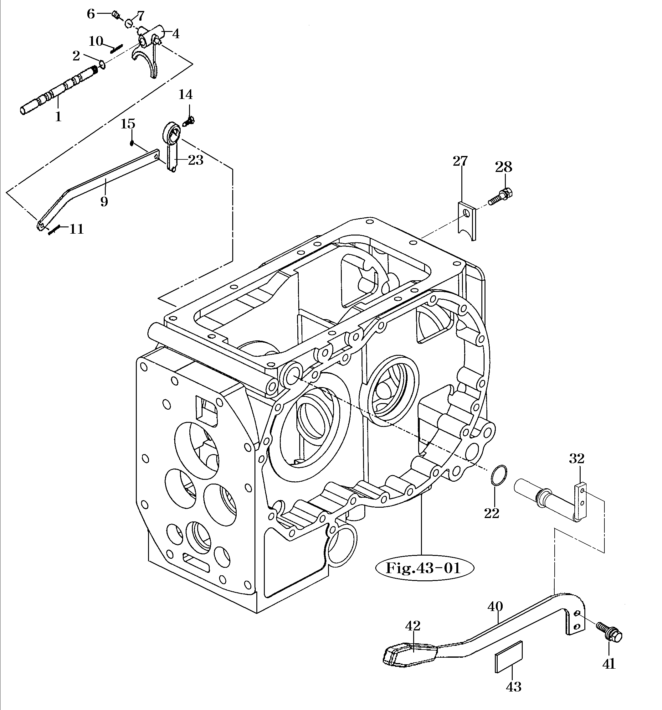 052 - PTO CHANGE LINKAGE-2 SPEED
