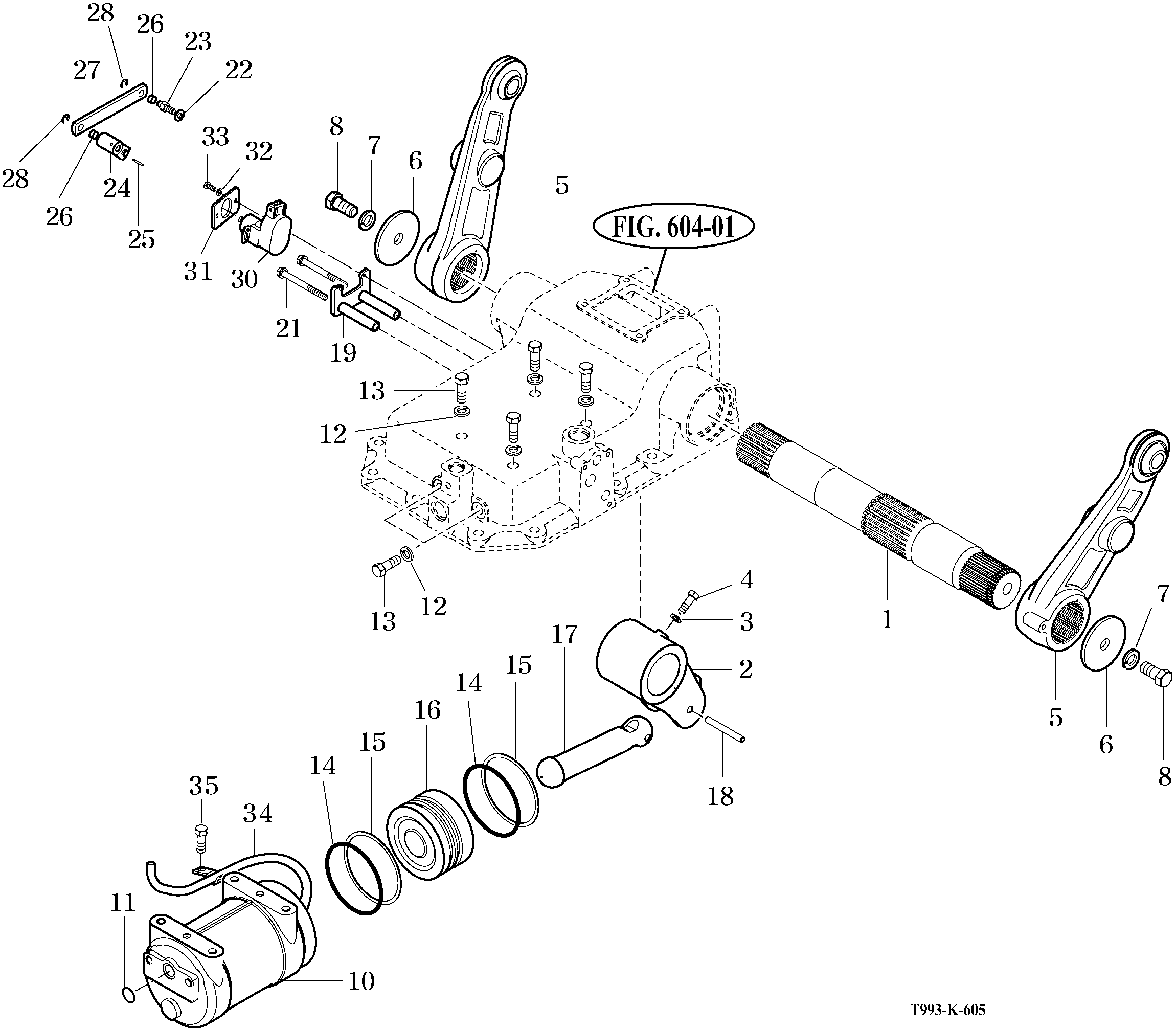 605 - ARM SUB, LIFT