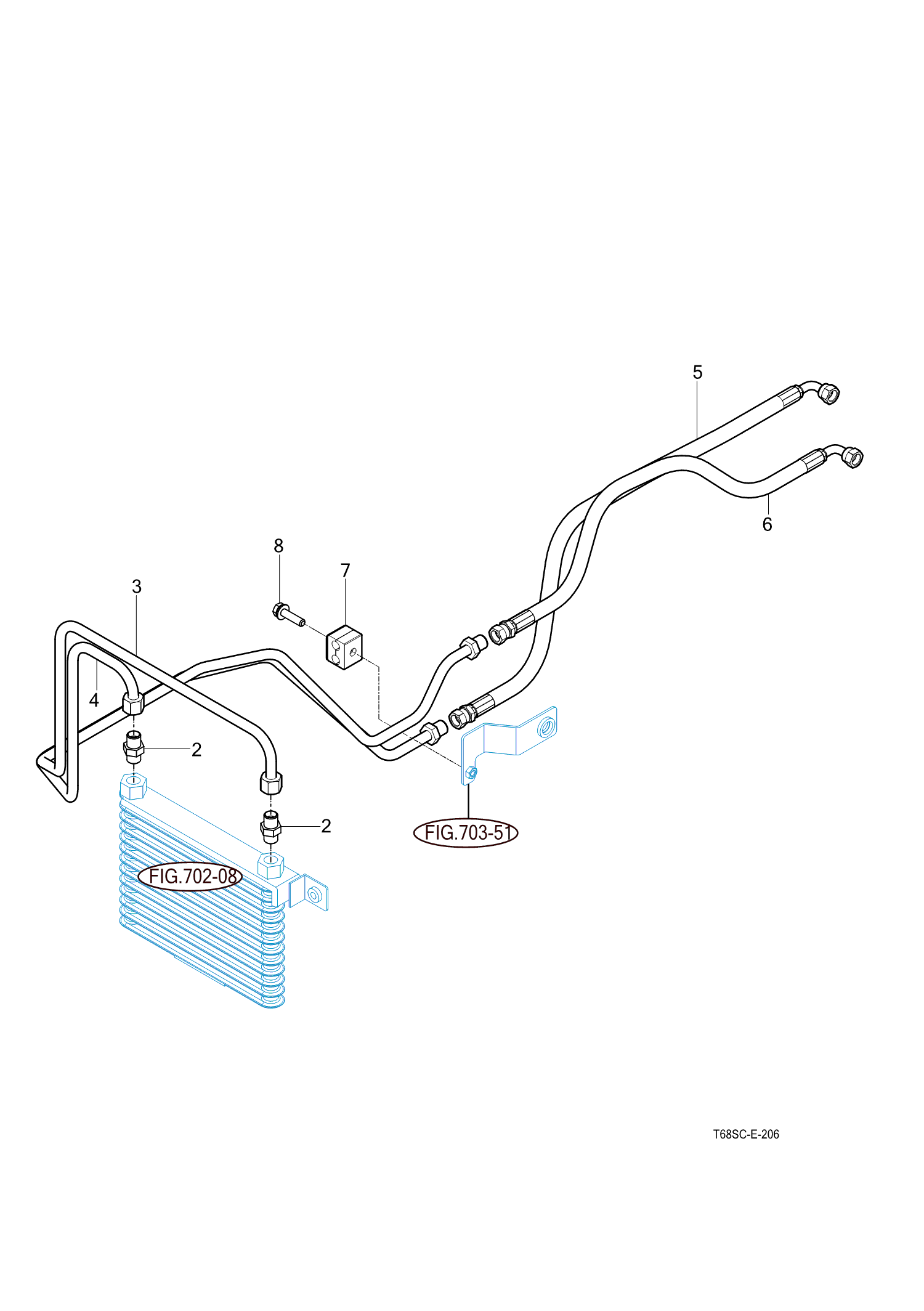 206 - OIL COOLER