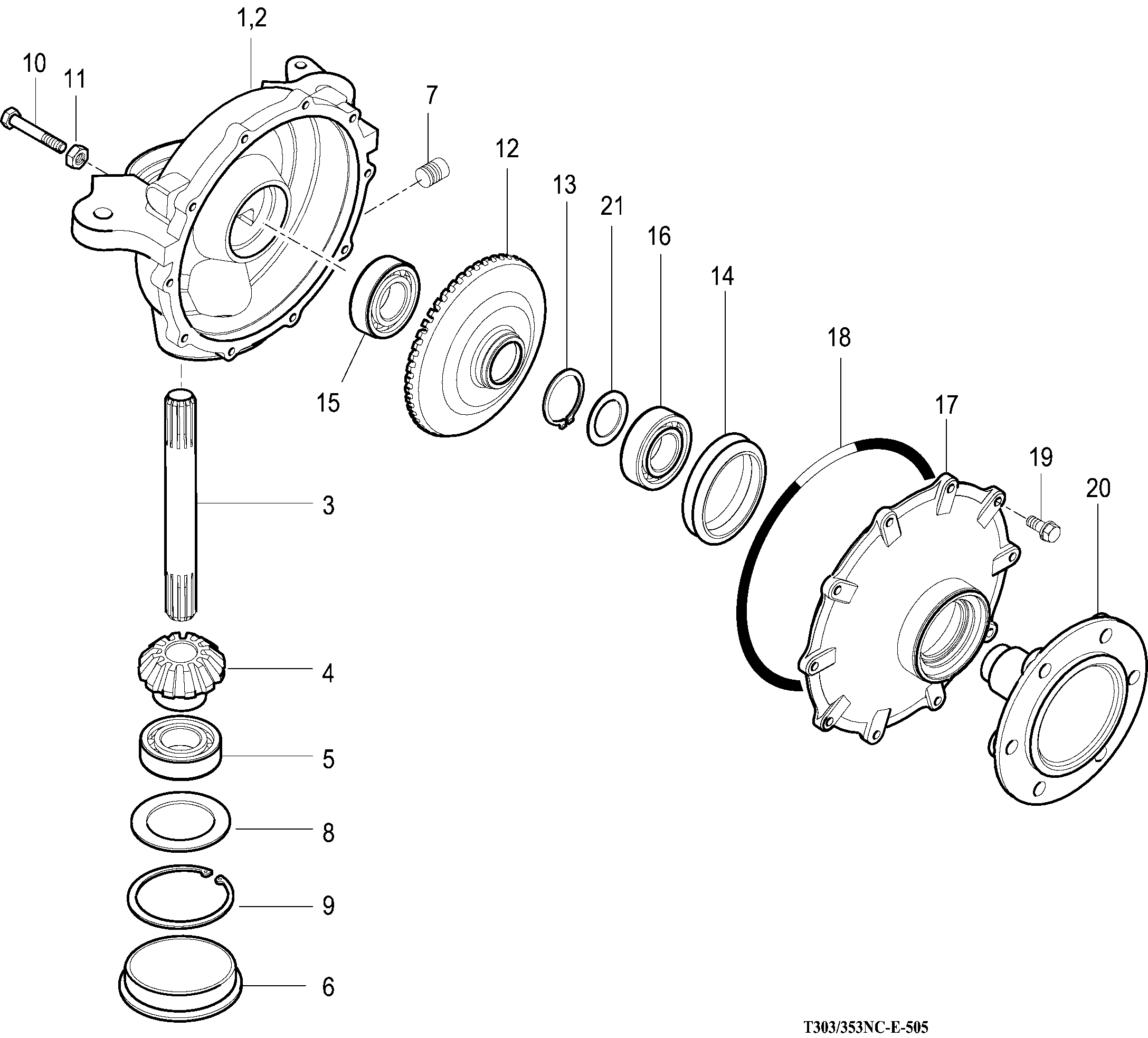 505 - FRONT GEAR CASE (2)