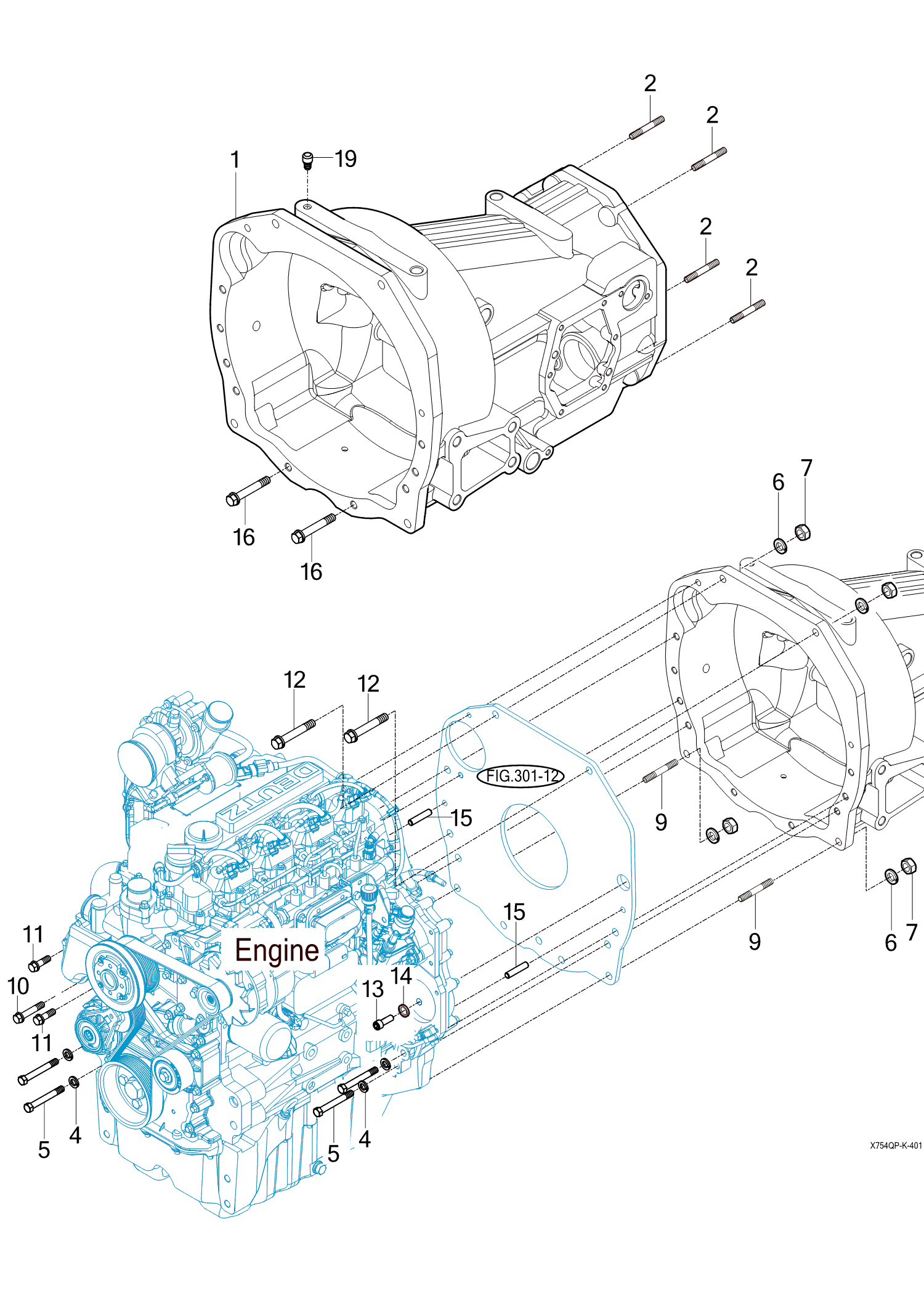 401 - TRANSMISSION FRONT CASE (2023-02-01 ~)