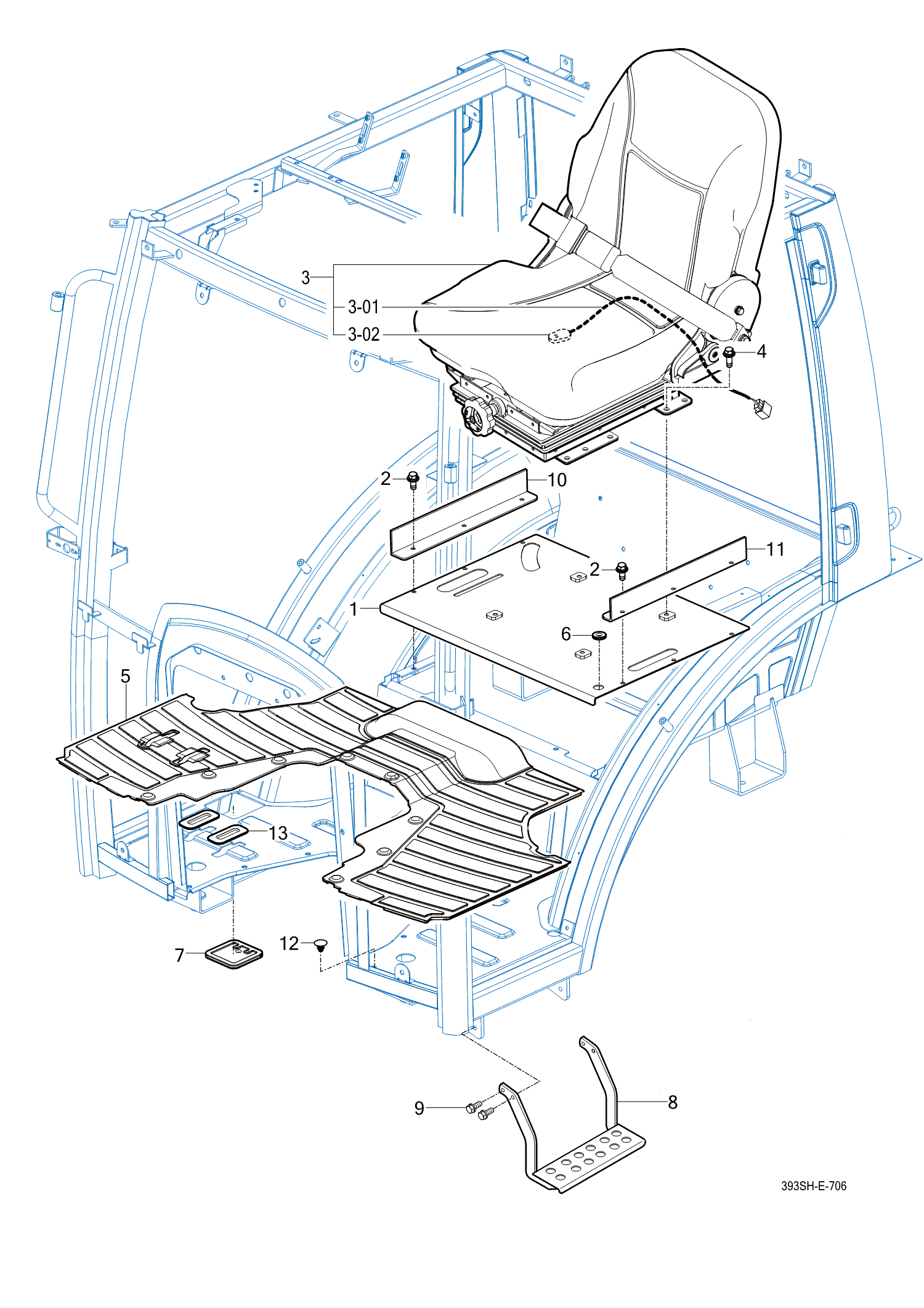 706 - SEAT & MAT