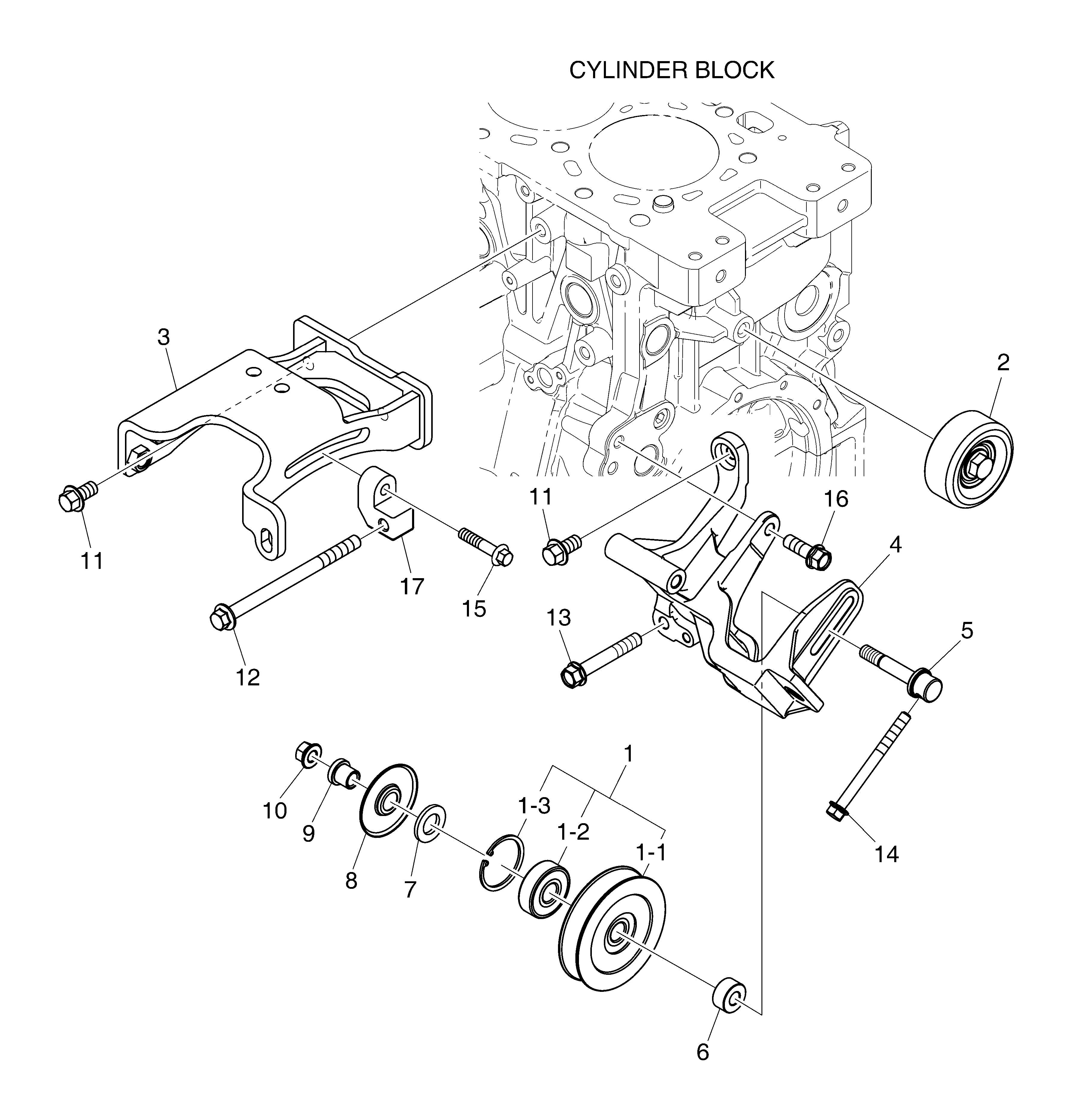 142 - ALTERNATOR MOUNTING