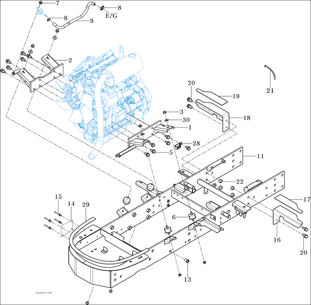 207 - ENGINE MOUNTING