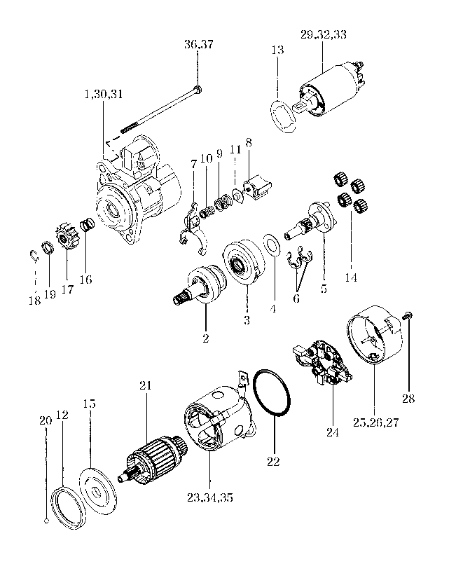 144 - STARTER MOTOR