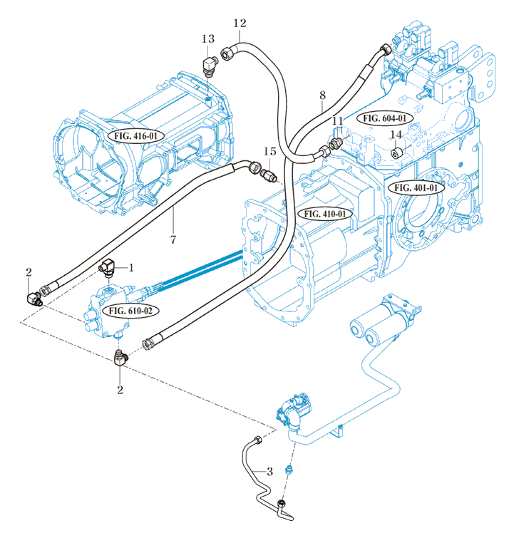 609 - HYDRAULIC PIPE & HOSES
