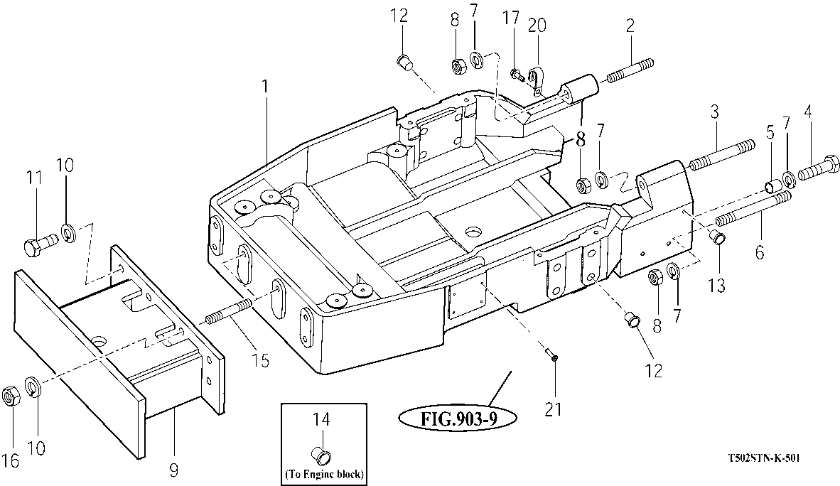 501 - FRONT AXLE SUPPORT