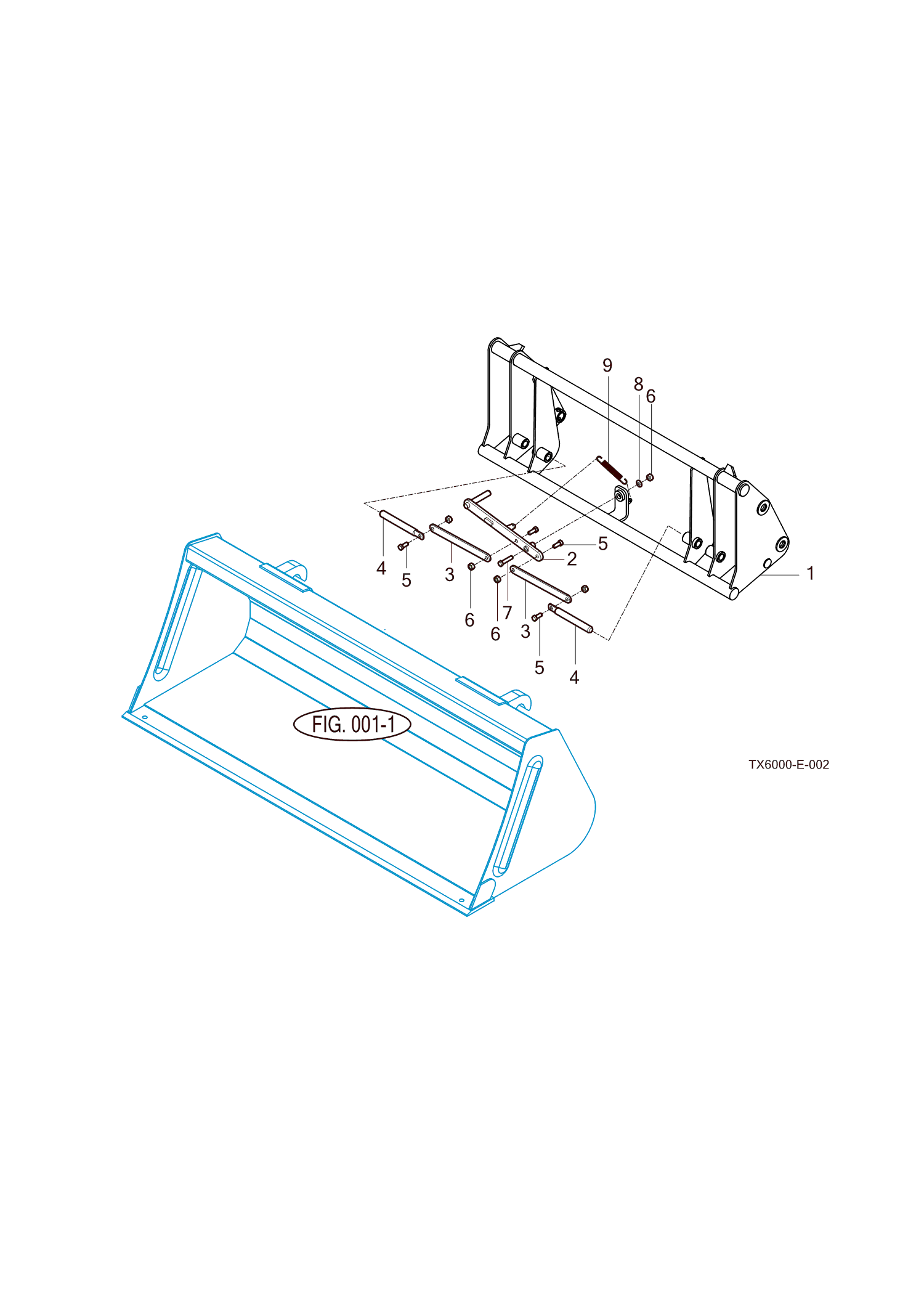 002-2 - QUICK ATTACHMENT ASSY (EURO TYPE)