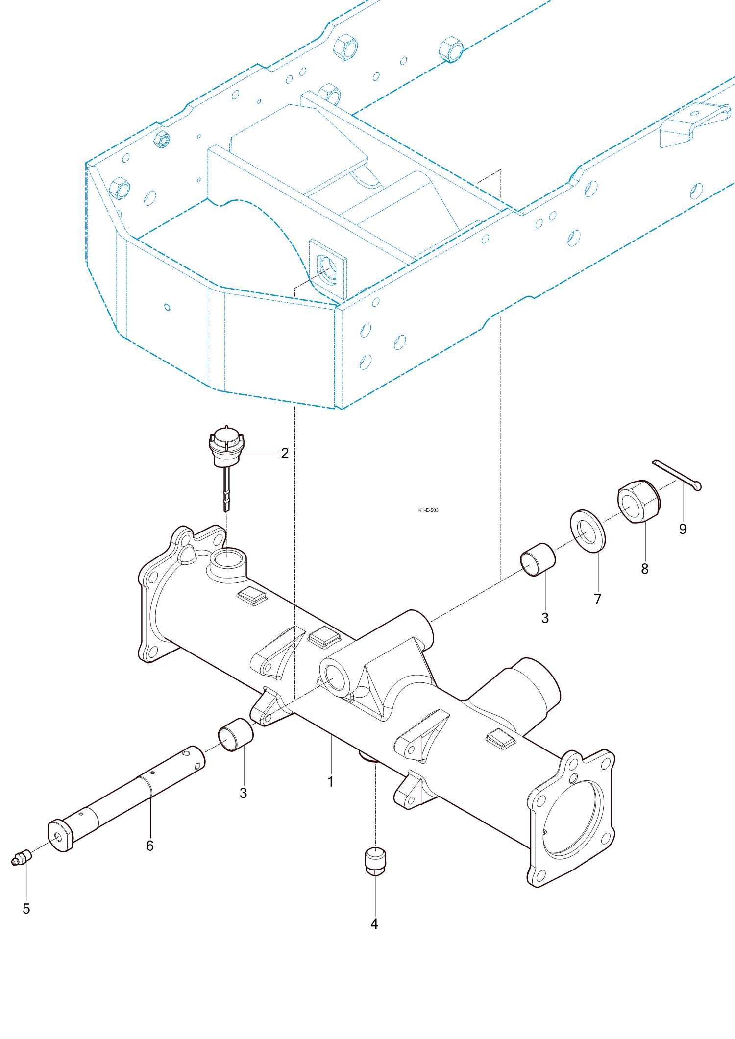 503 - FRONT AXLE HOUSING