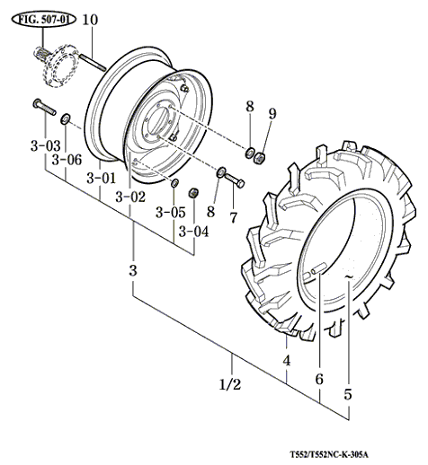 305 - FORNT WHEEL