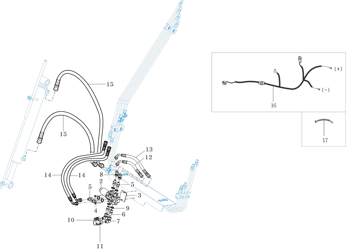 009 - 3RD FUNCTION HYDRAULIC SUB