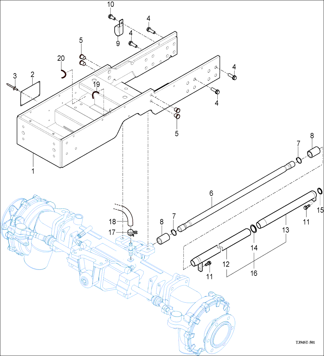 501 - FRONT AXLE BRACKET