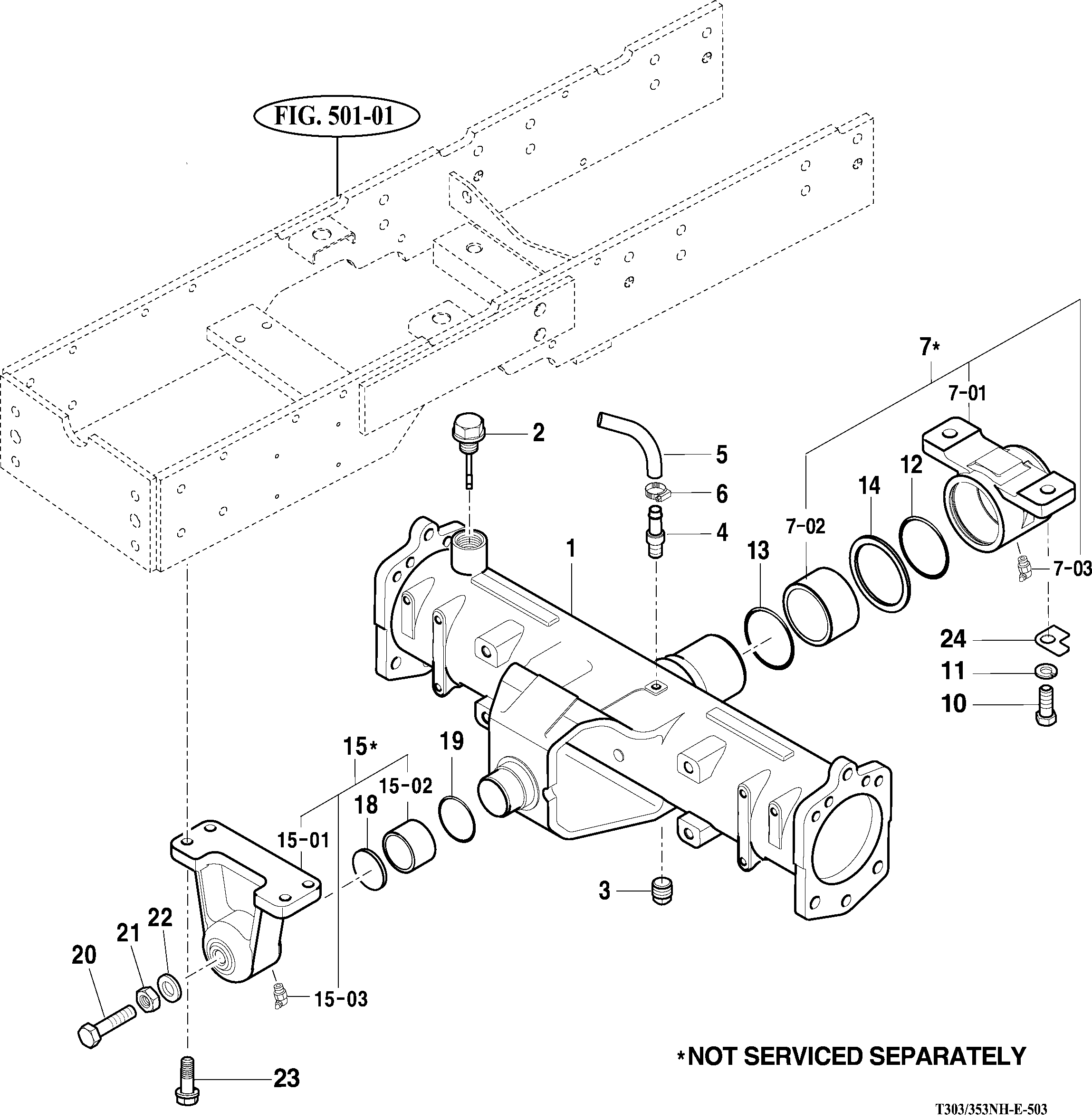503 - FRONT AXLE HOUSING