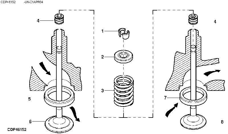 105 - VALVES/VALVE SEATS/SPRINGS/ROTATORS