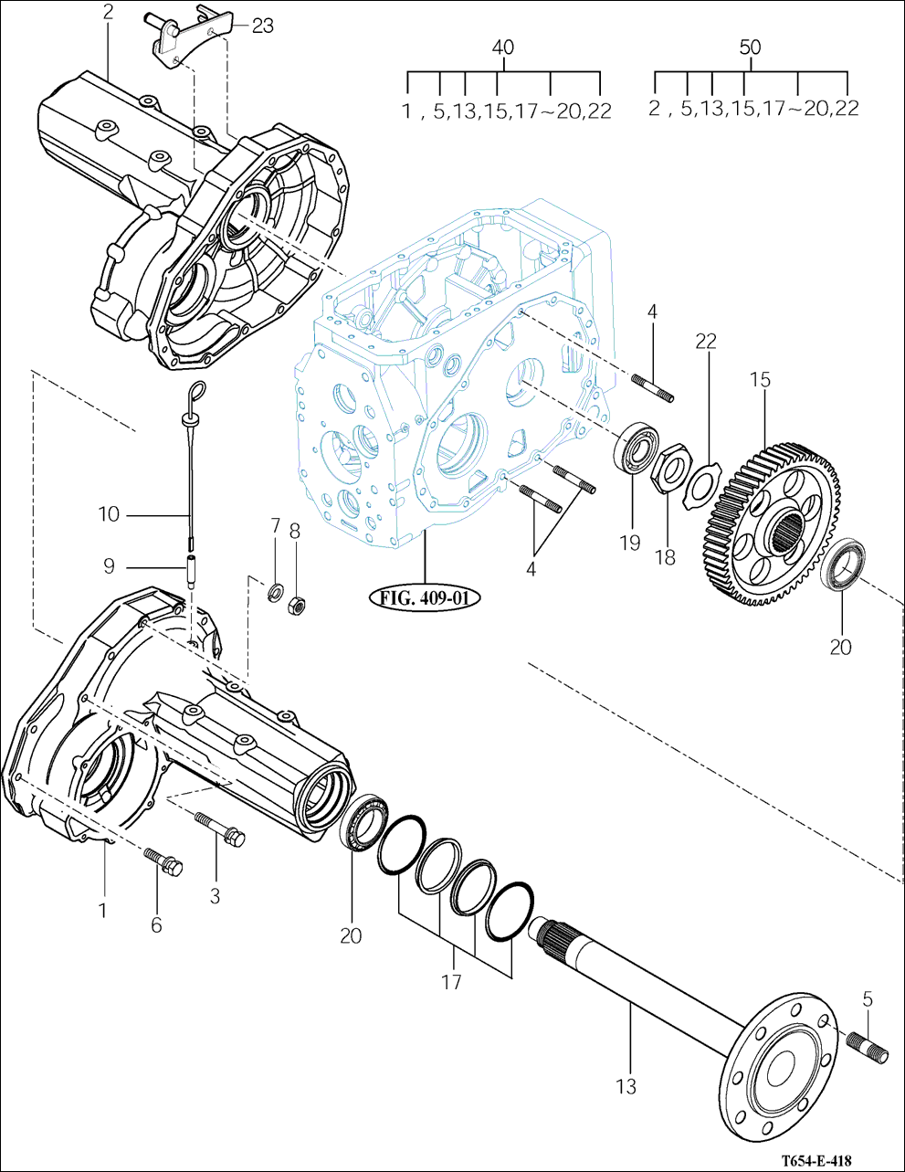 418 - REAR AXLE HOUSING 418 - REAR AXLE HOUSING