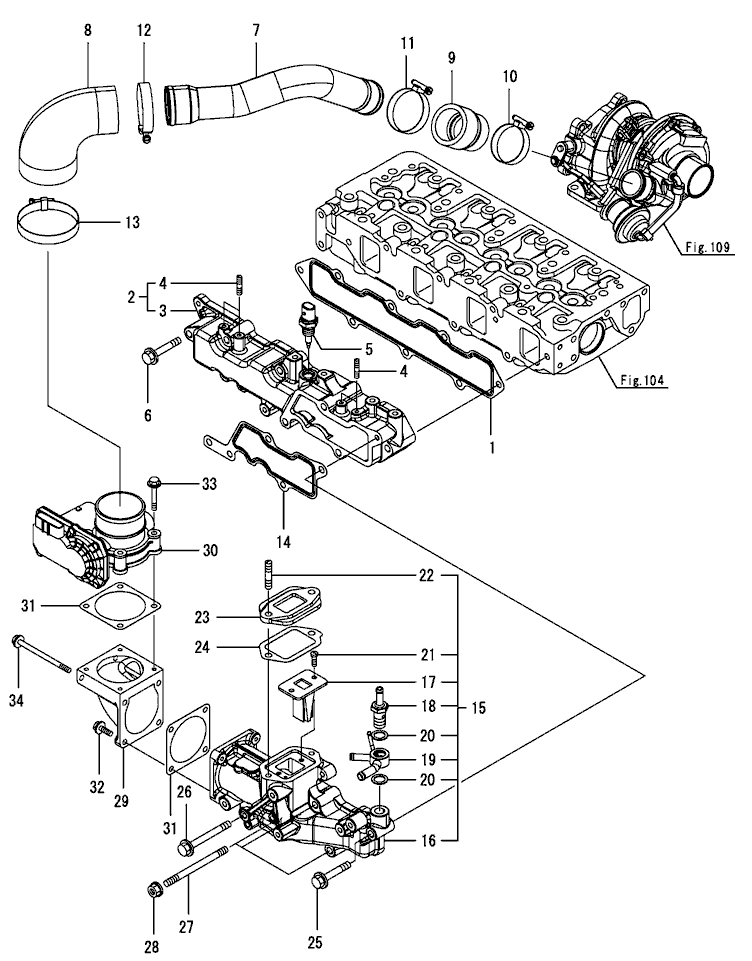 105A - SUCTION MANIFOLD (T554)