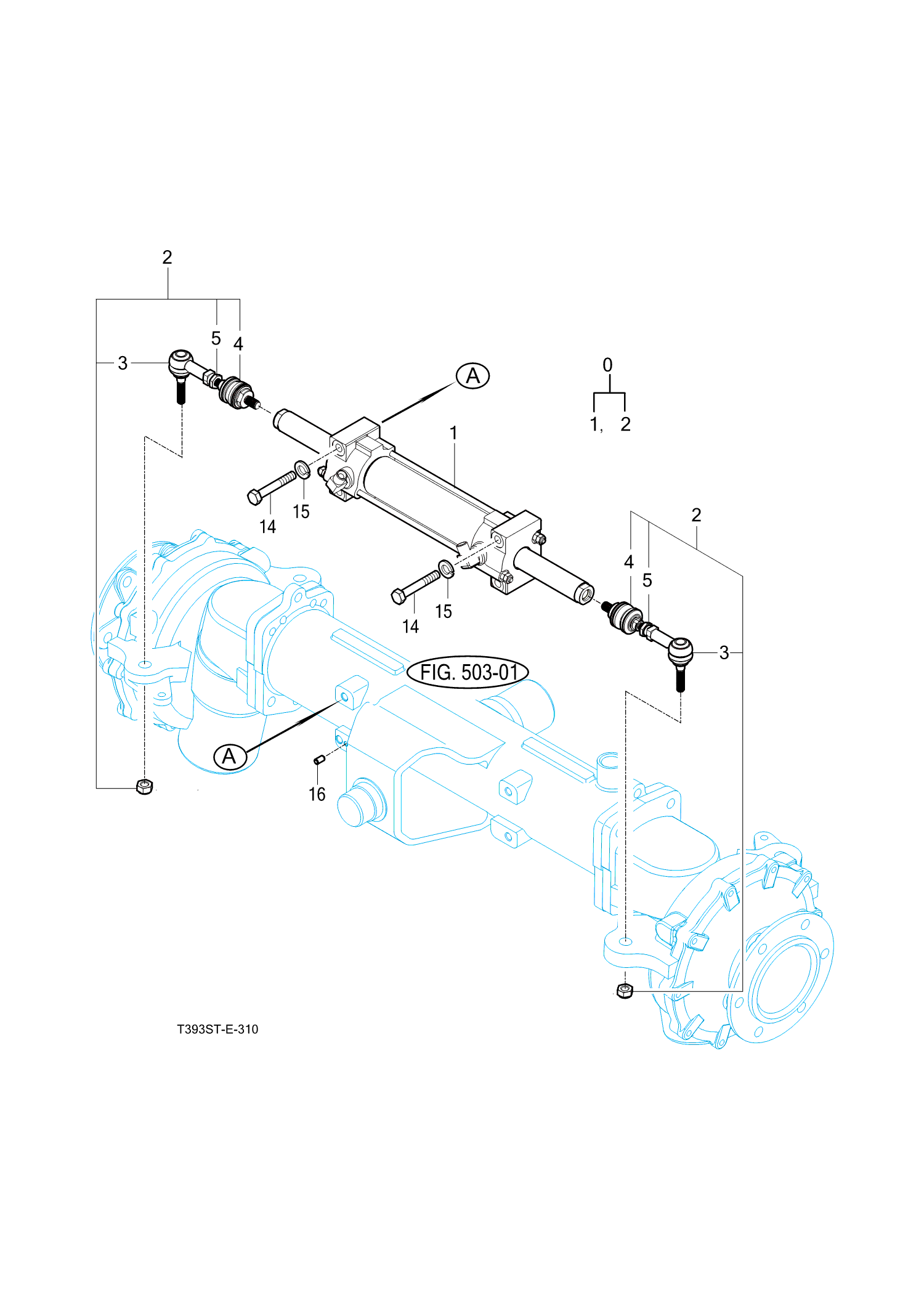 309 - STEERING CYLINDER