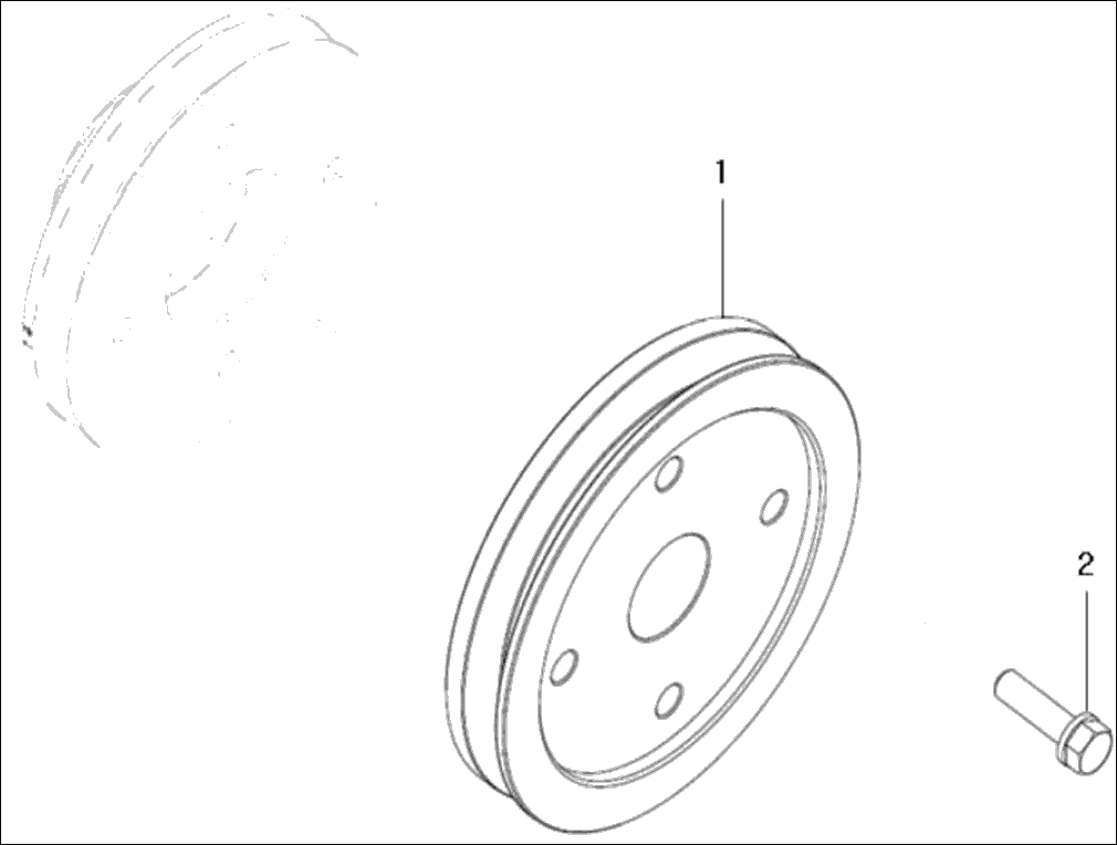 144 - COMP . DRIVE PULLEY ASS'Y OPTION 144 - COMP . DRIVE PULLEY ASS'Y OPTION