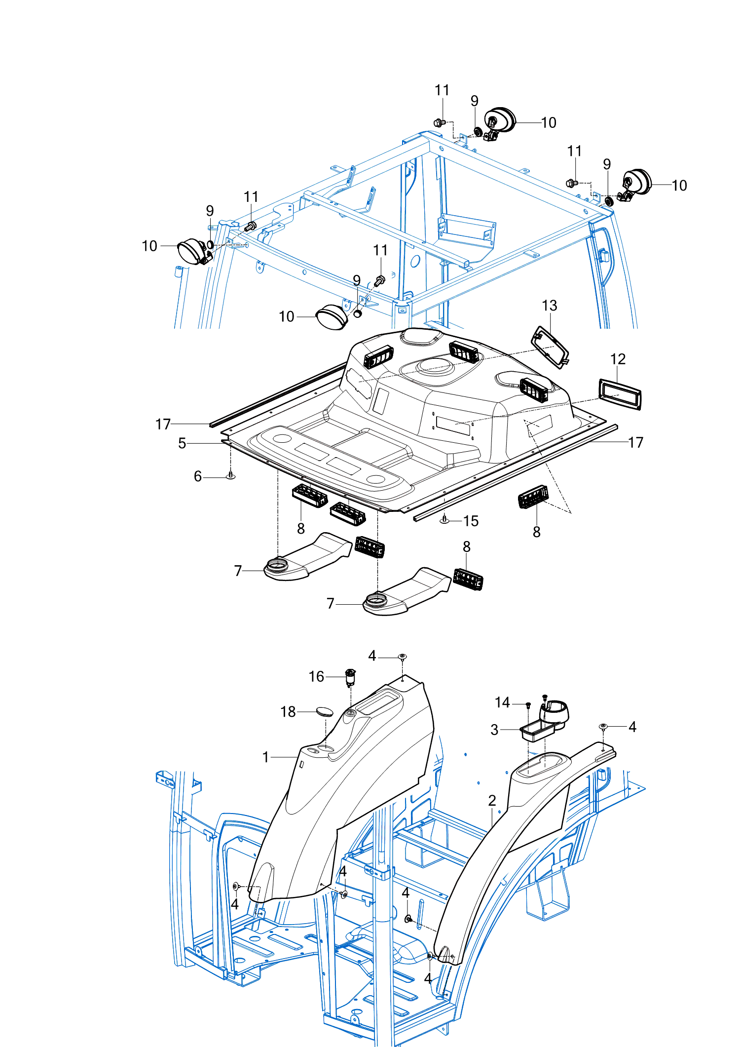 717 - FENDER COVER