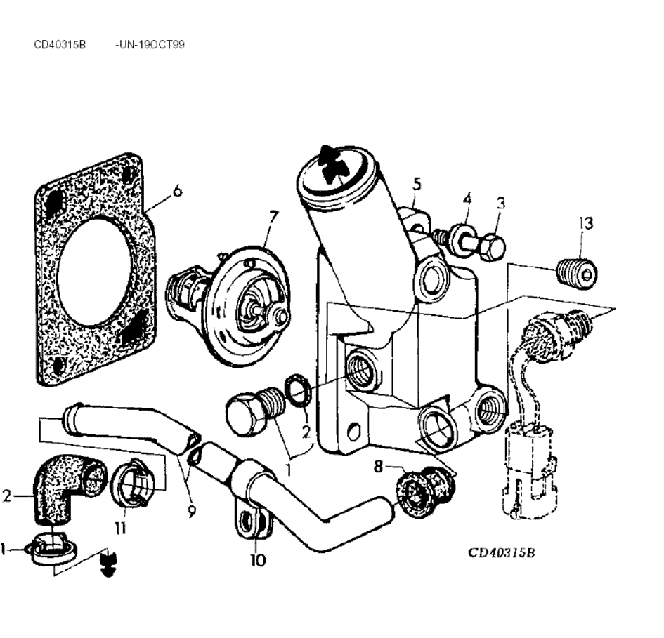 E24 - WATER PUMP & THERMOSTAT