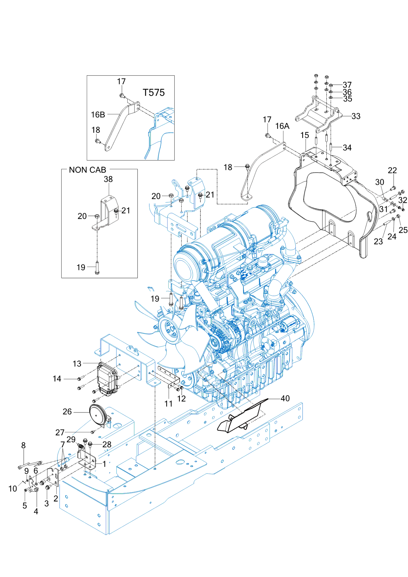 701 - BONNET FRAME