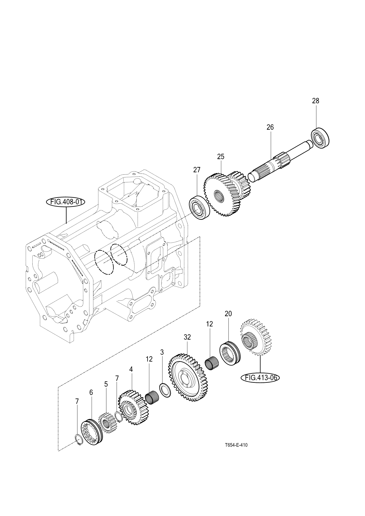 410 - SUB CHANGE GEARS