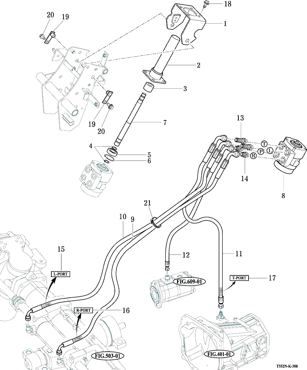 308 - POWER STEERING VALVE